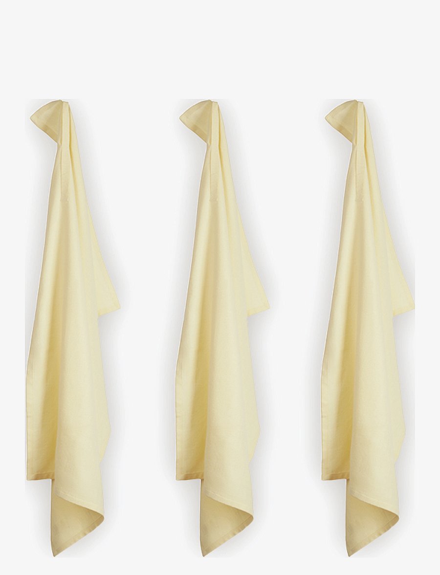 The Organic Company - Kitchen Towel (3 pack) - kökshanddukar - 210 pale yellow - 1