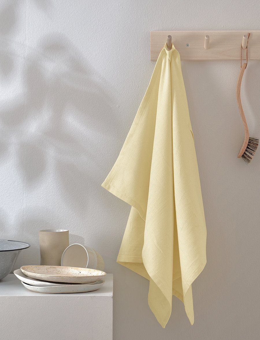 The Organic Company - Kitchen Towel (3 pack) - kökshanddukar - 210 pale yellow - 0