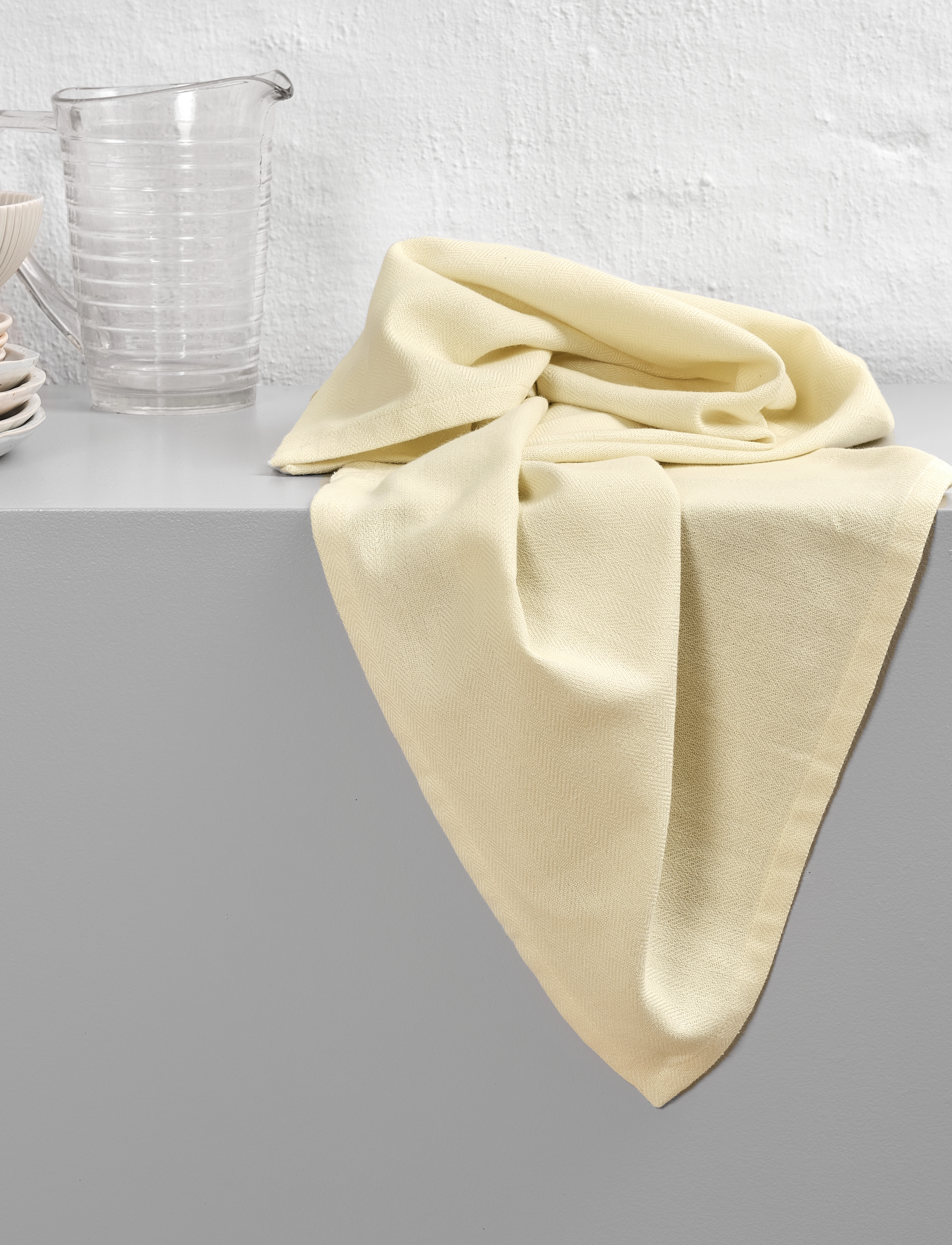 The Organic Company - Kitchen Towel (3 pack) - kökshanddukar - 210 pale yellow - 3