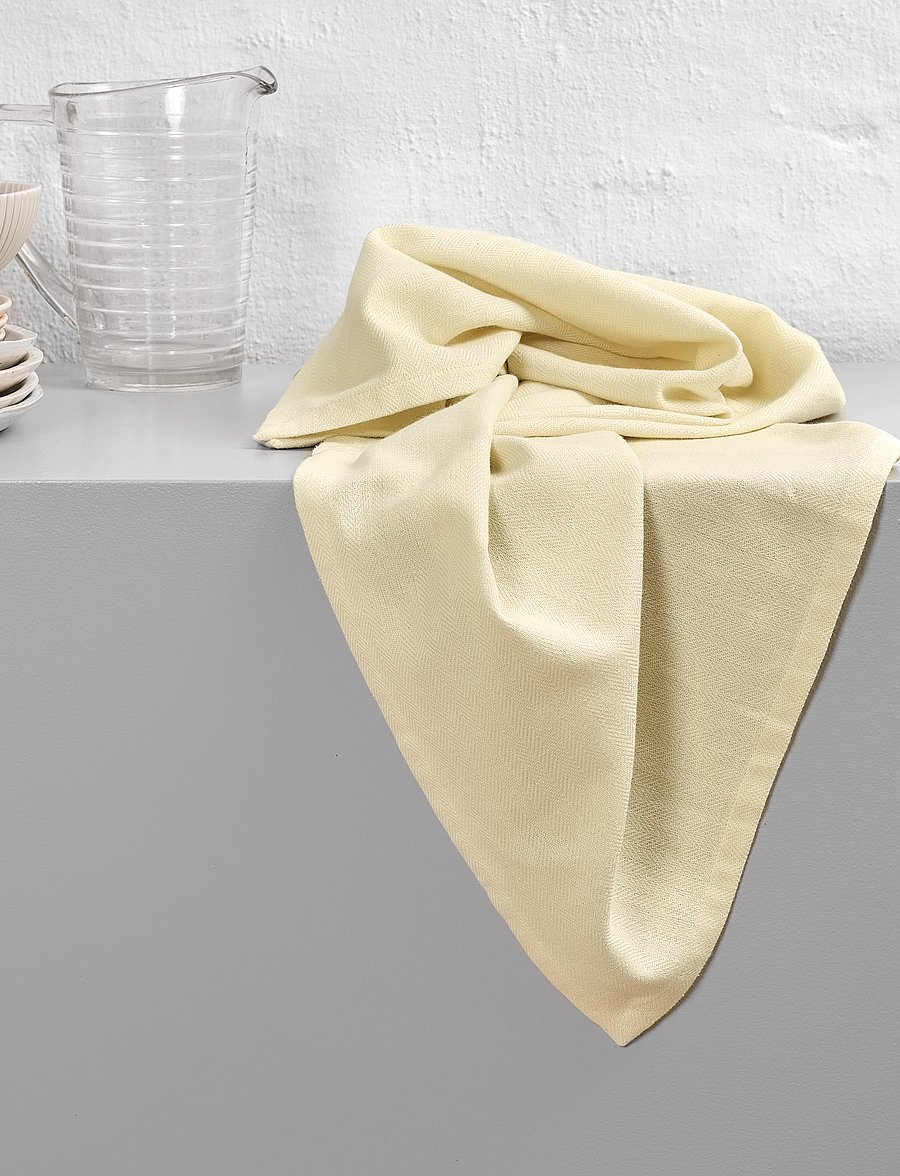 The Organic Company - Kitchen Towel (3 pack) - kökshanddukar - 210 pale yellow - 3
