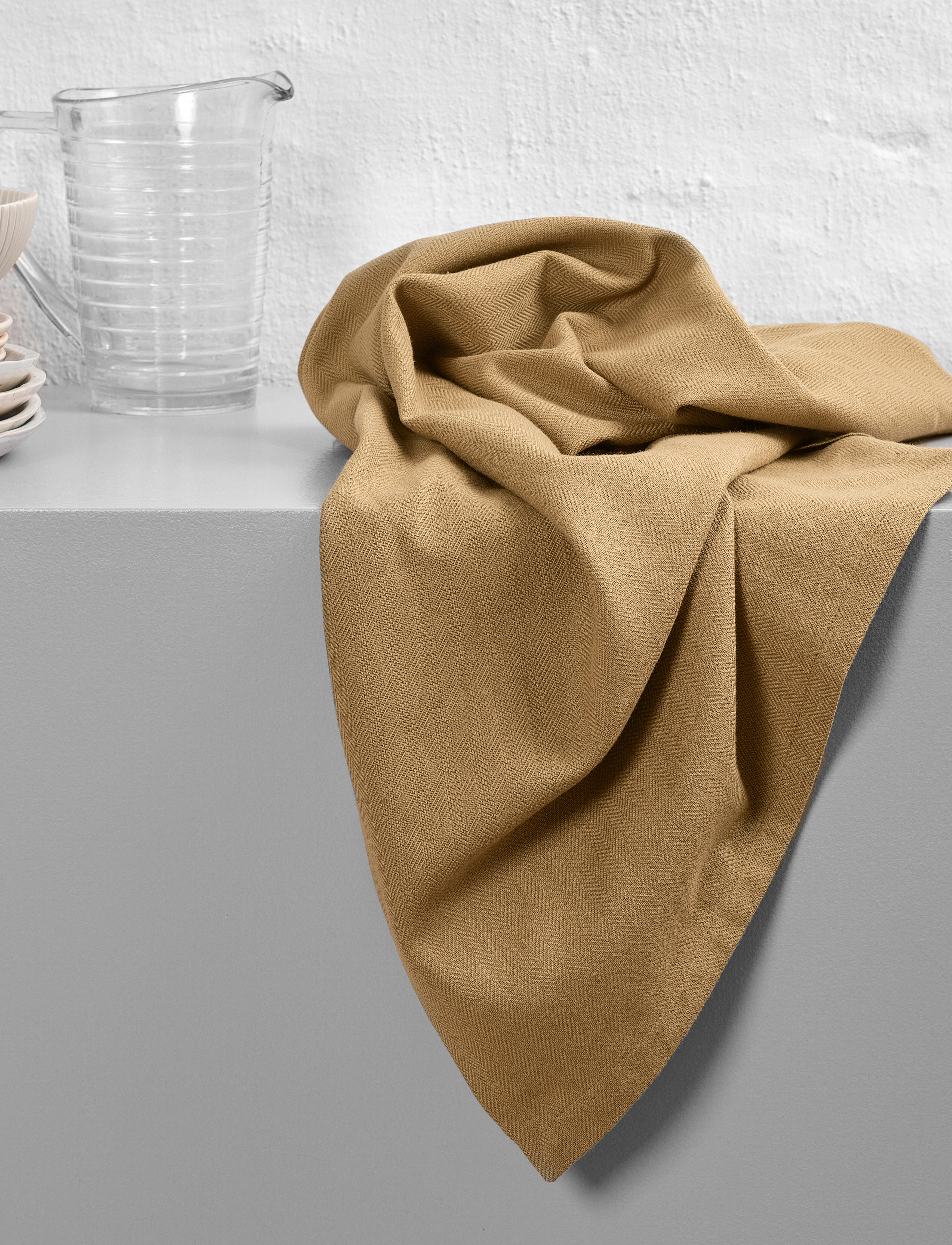 The Organic Company - Kitchen Towel (3 pack) - kökshanddukar - 215 khaki - 3