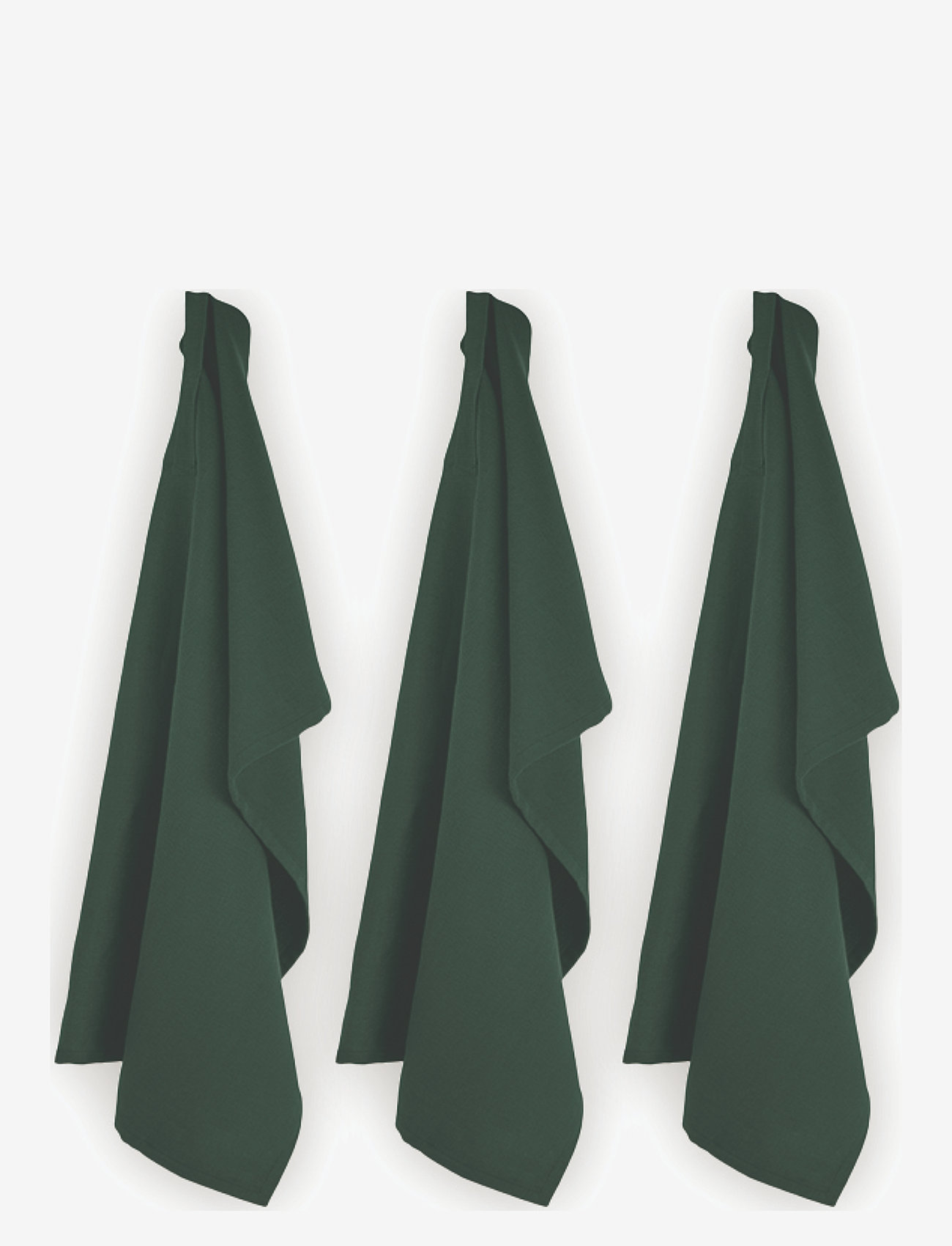 The Organic Company - Kitchen Towel (3 pack) - küchenhandtücher - 400 dark green - 1