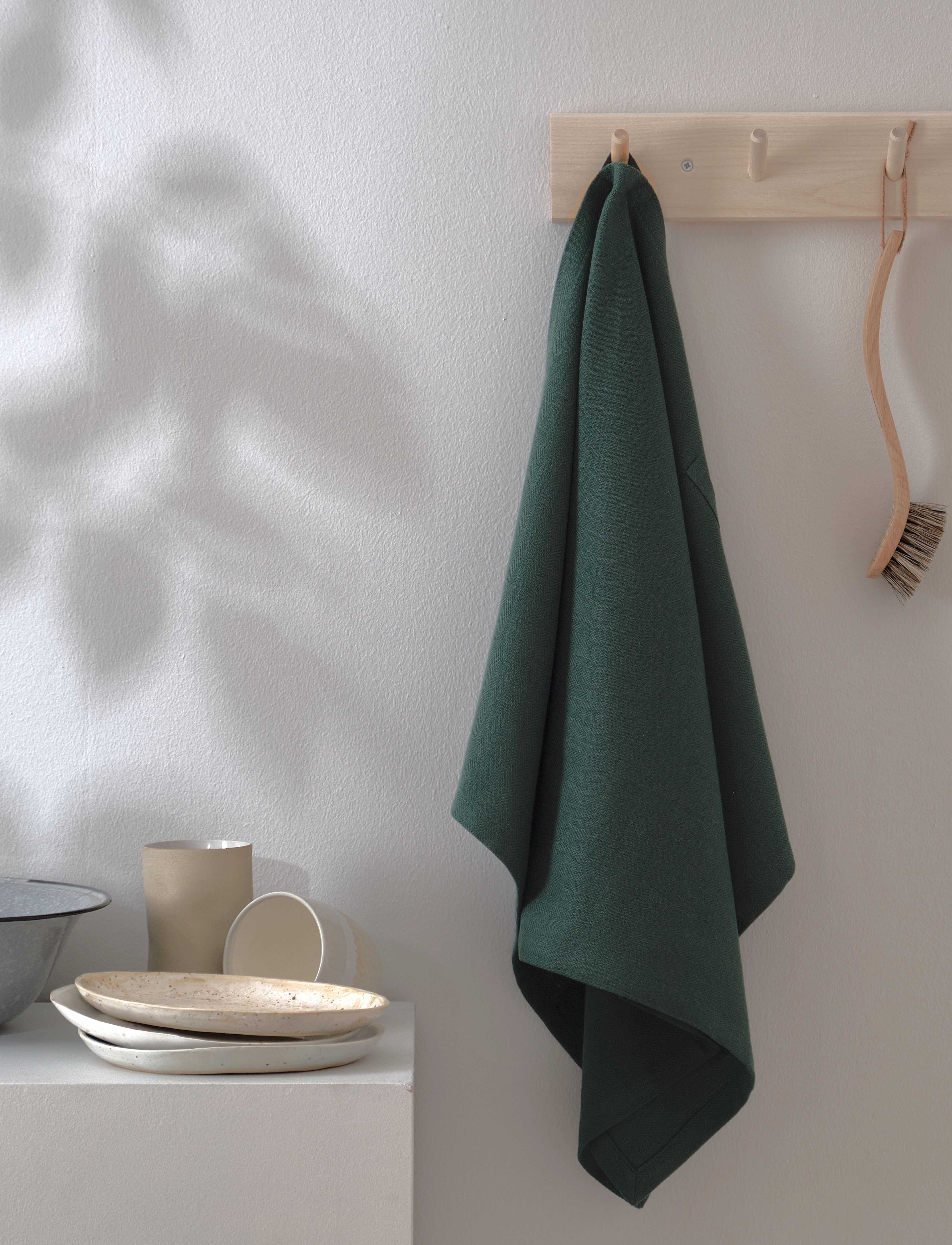 The Organic Company Kitchen Towel (3 Pack), 53X 86 cm, Textiles, Grün - Towels, Homeware