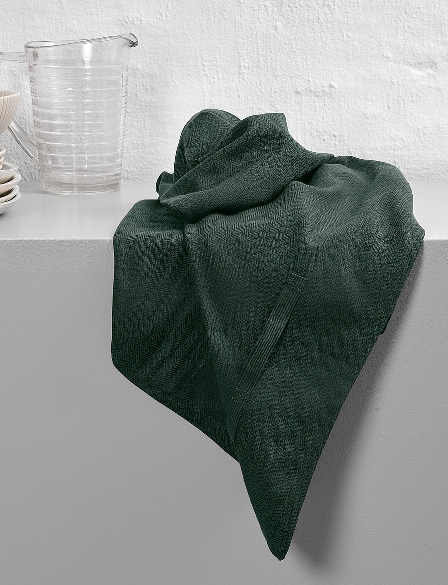 The Organic Company - Kitchen Towel (3 pack) - viskustykki - 400 dark green - 3