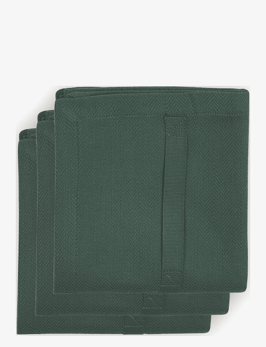 The Organic Company - Kitchen Towel (3 pack) - viskustykki - 400 dark green - 2