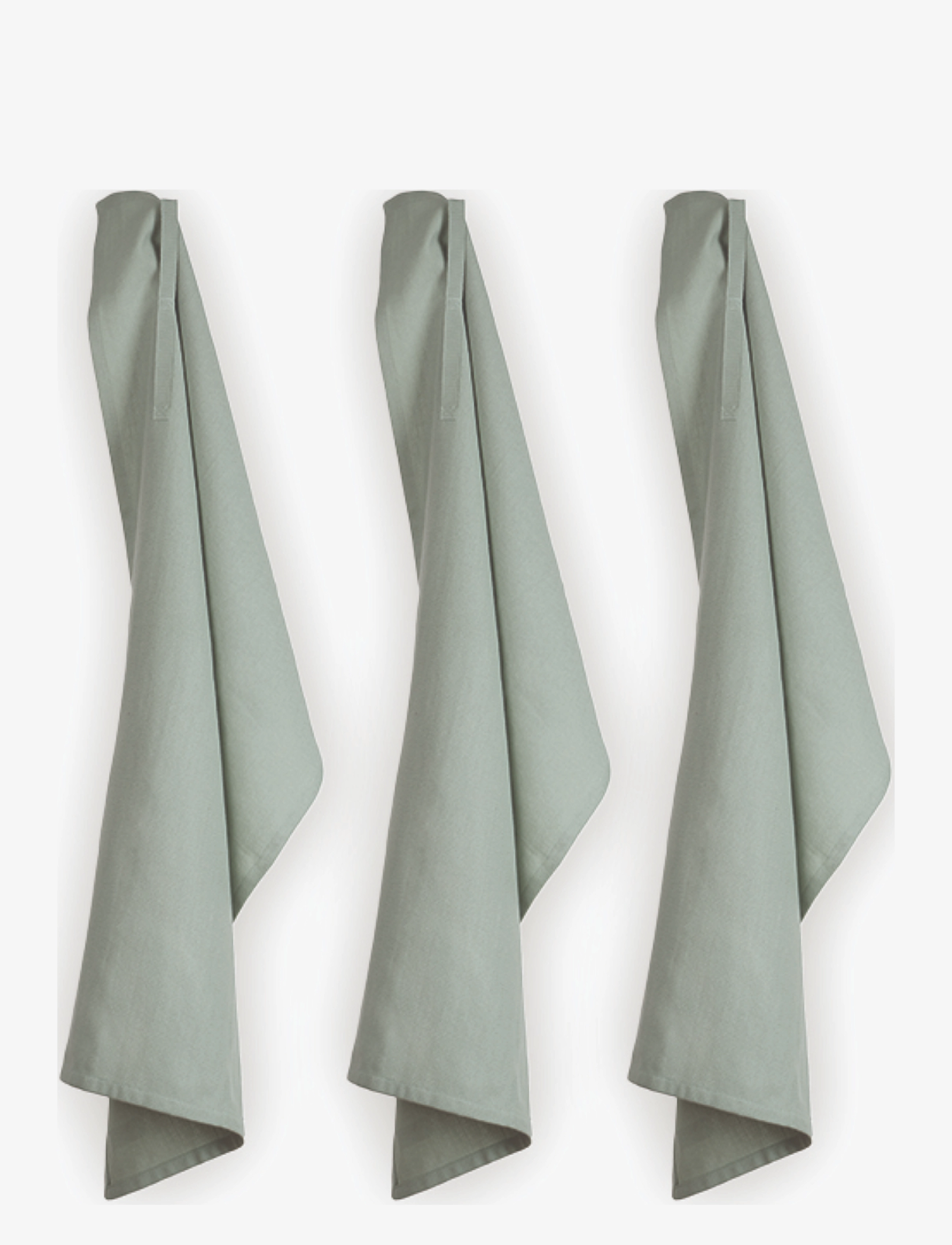 The Organic Company Kitchen Towel (3 Pack), Kitchen Håndklæde, Grøn, Str: 53X 86CM