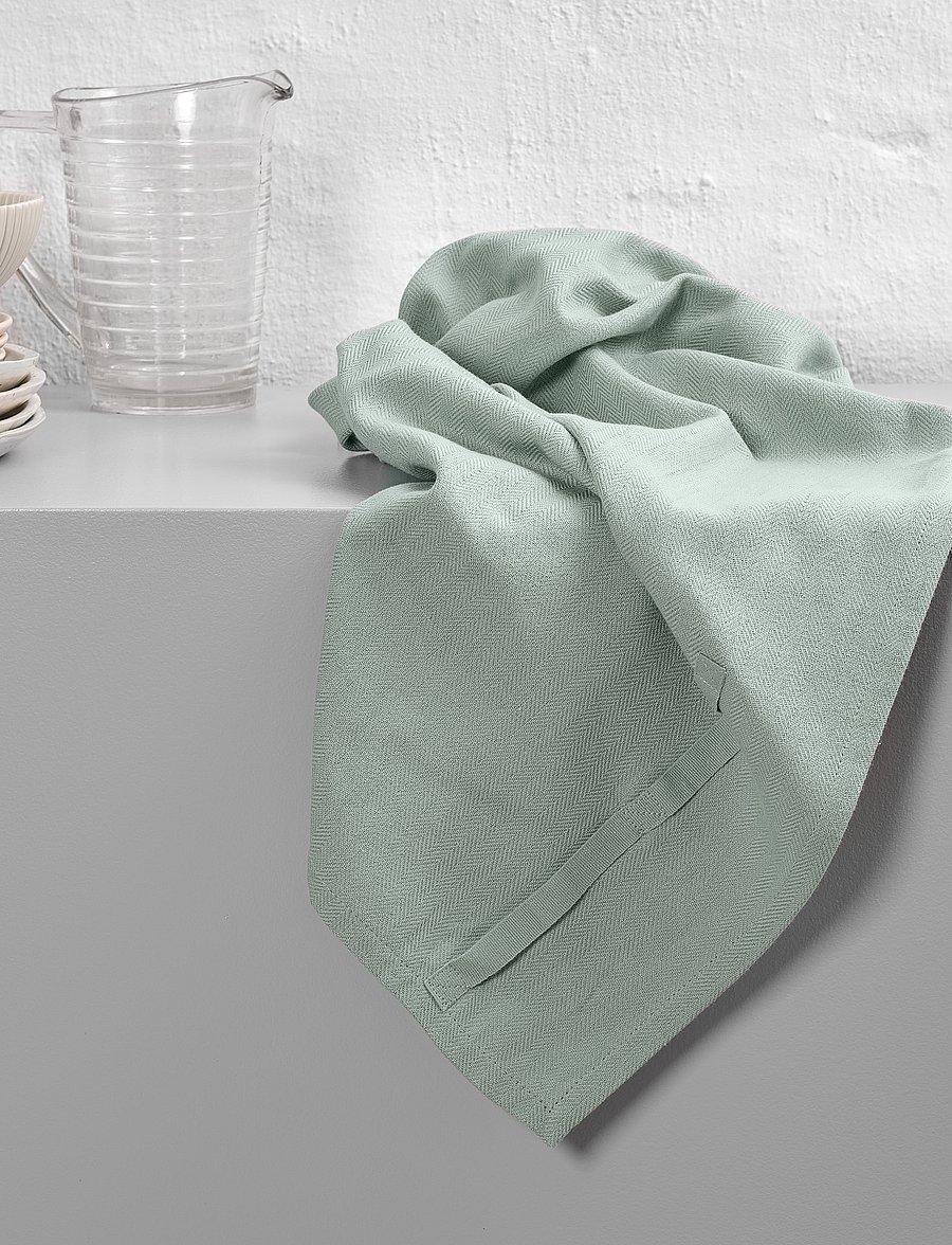 The Organic Company - Kitchen Towel (3 pack) - keittiöpyyhkeet - 410 dusty mint - 3