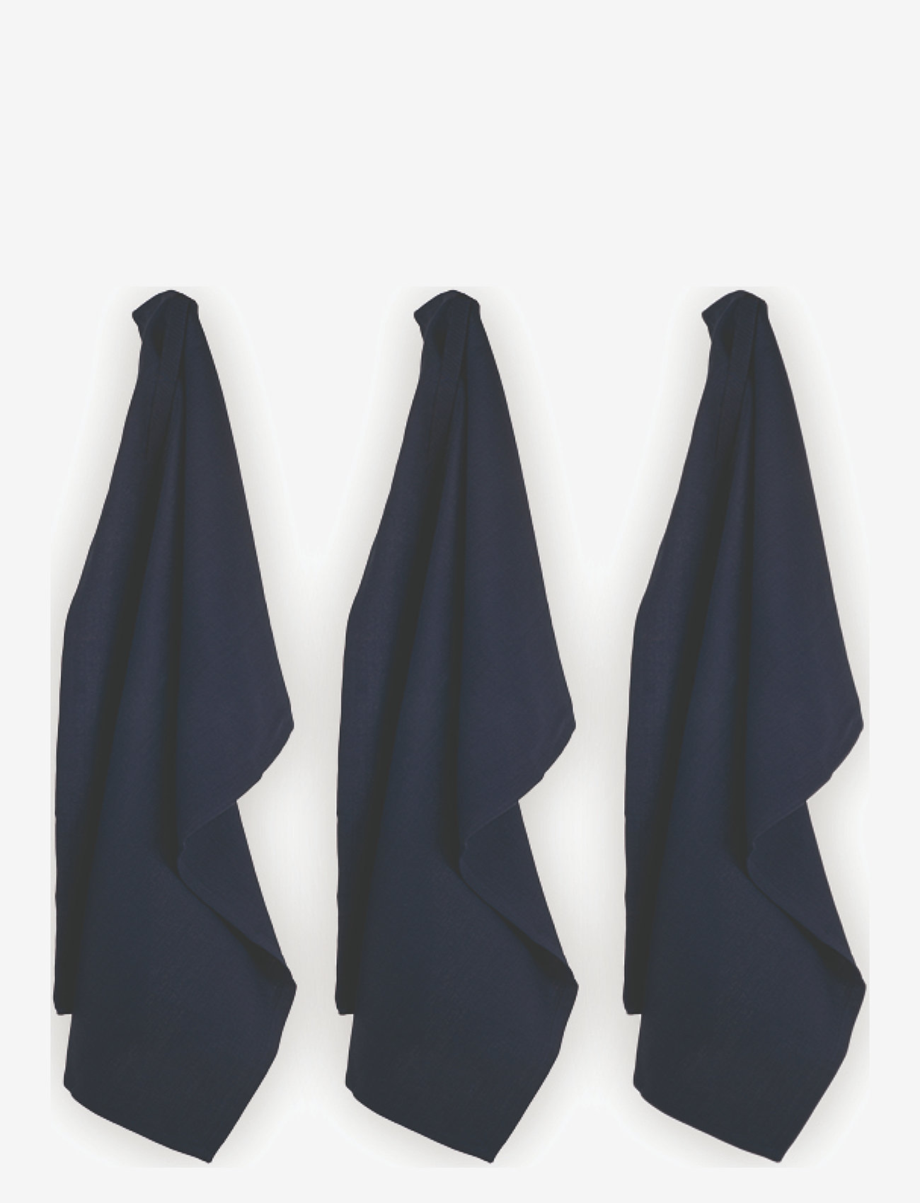 The Organic Company - Kitchen Towel (3 pack) - köögirätikud - 500 dark blue - 1