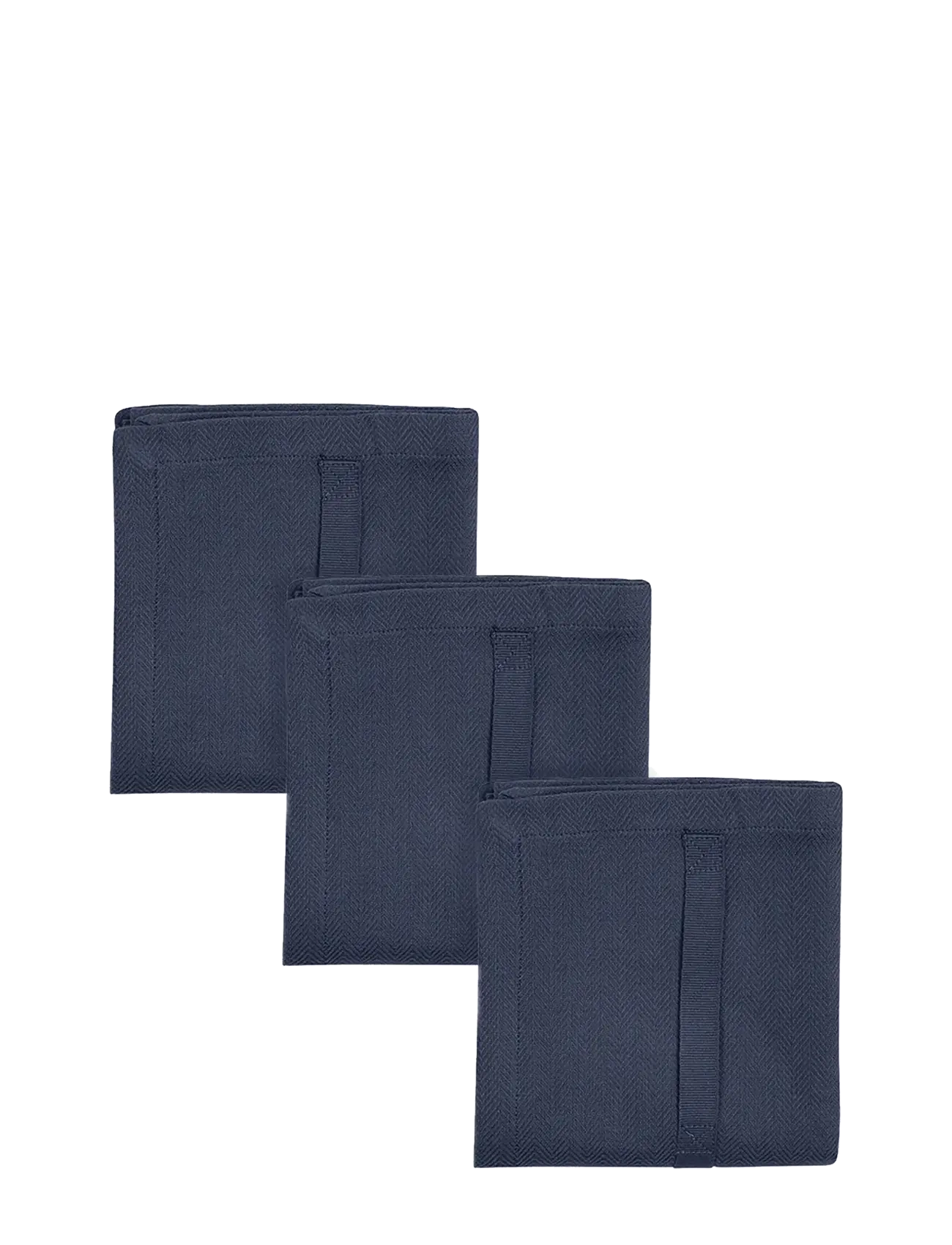 The Organic Company Kitchen Towel (3 Pack), Kitchen Håndklæde, Navy, Str: 53X 86CM