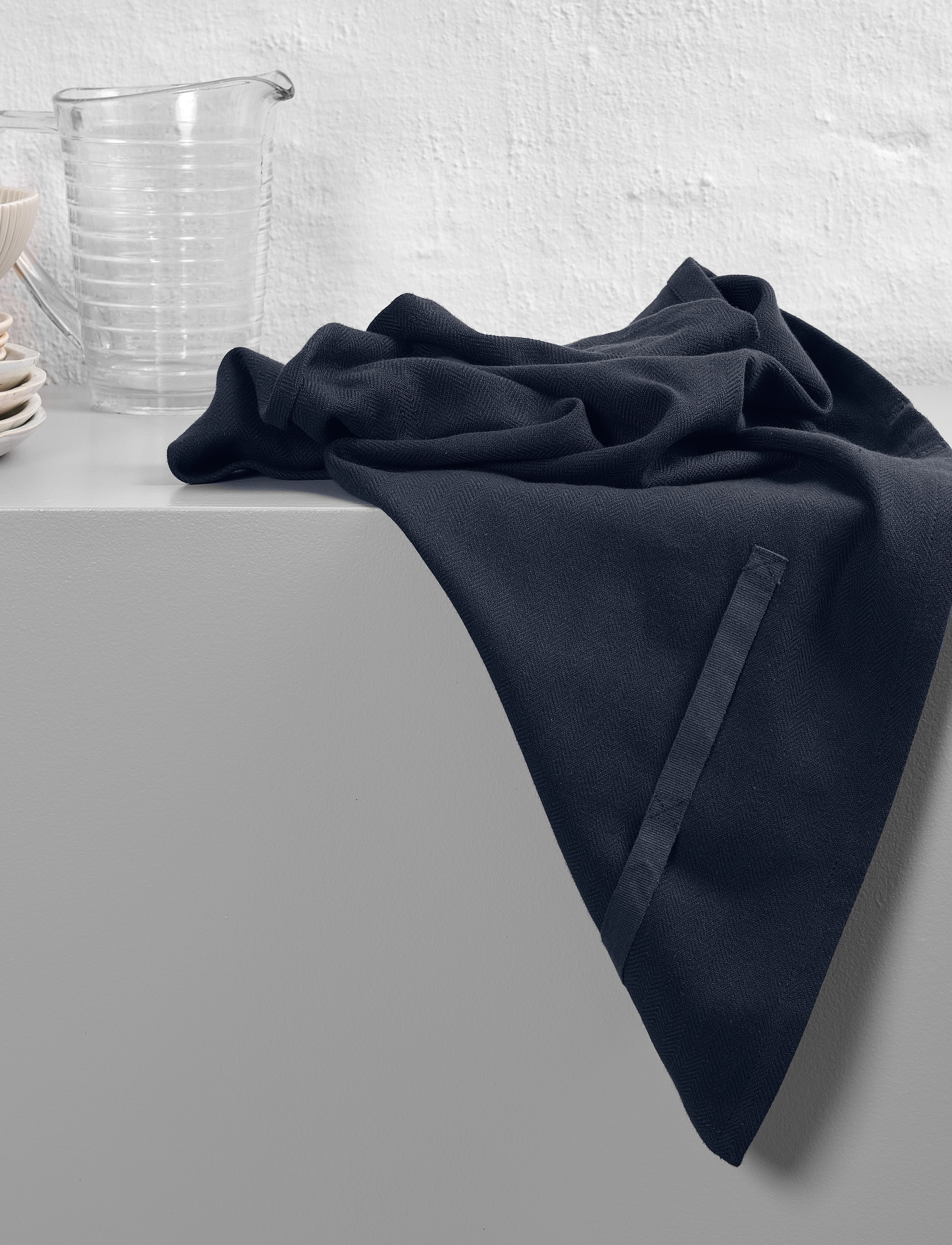 The Organic Company - Kitchen Towel (3 pack) - keukenhanddoeken - 500 dark blue - 3