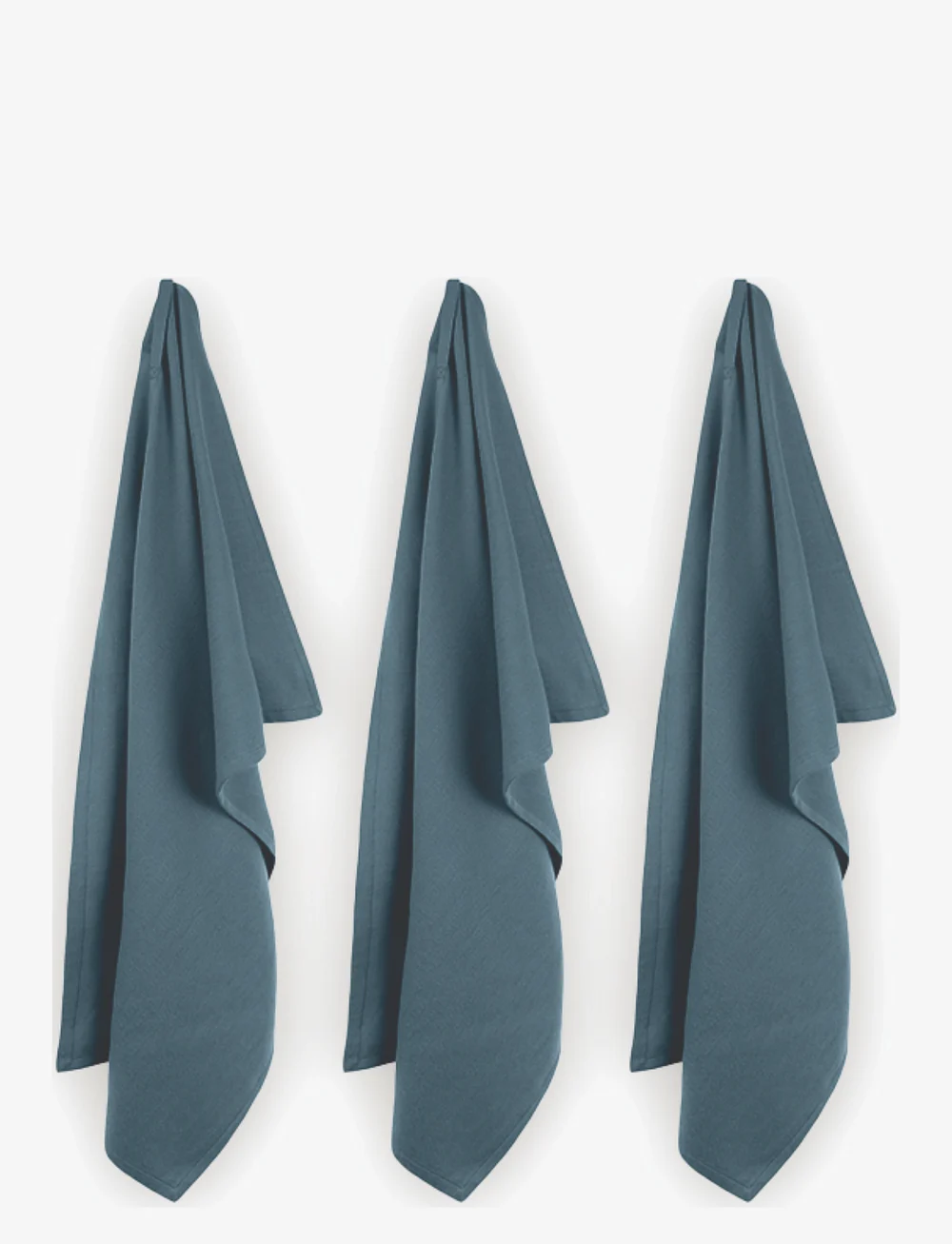 The Organic Company - Kitchen Towel (3 pack) - køb efter pris - 510 grey blue - 0