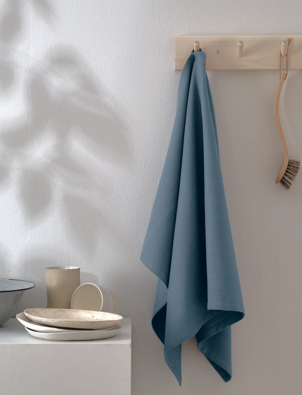 The Organic Company - Kitchen Towel (3 pack) - køb efter pris - 510 grey blue - 2