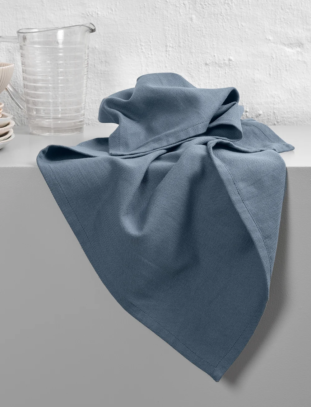 The Organic Company - Kitchen Towel (3 pack) - køb efter pris - 510 grey blue - 3