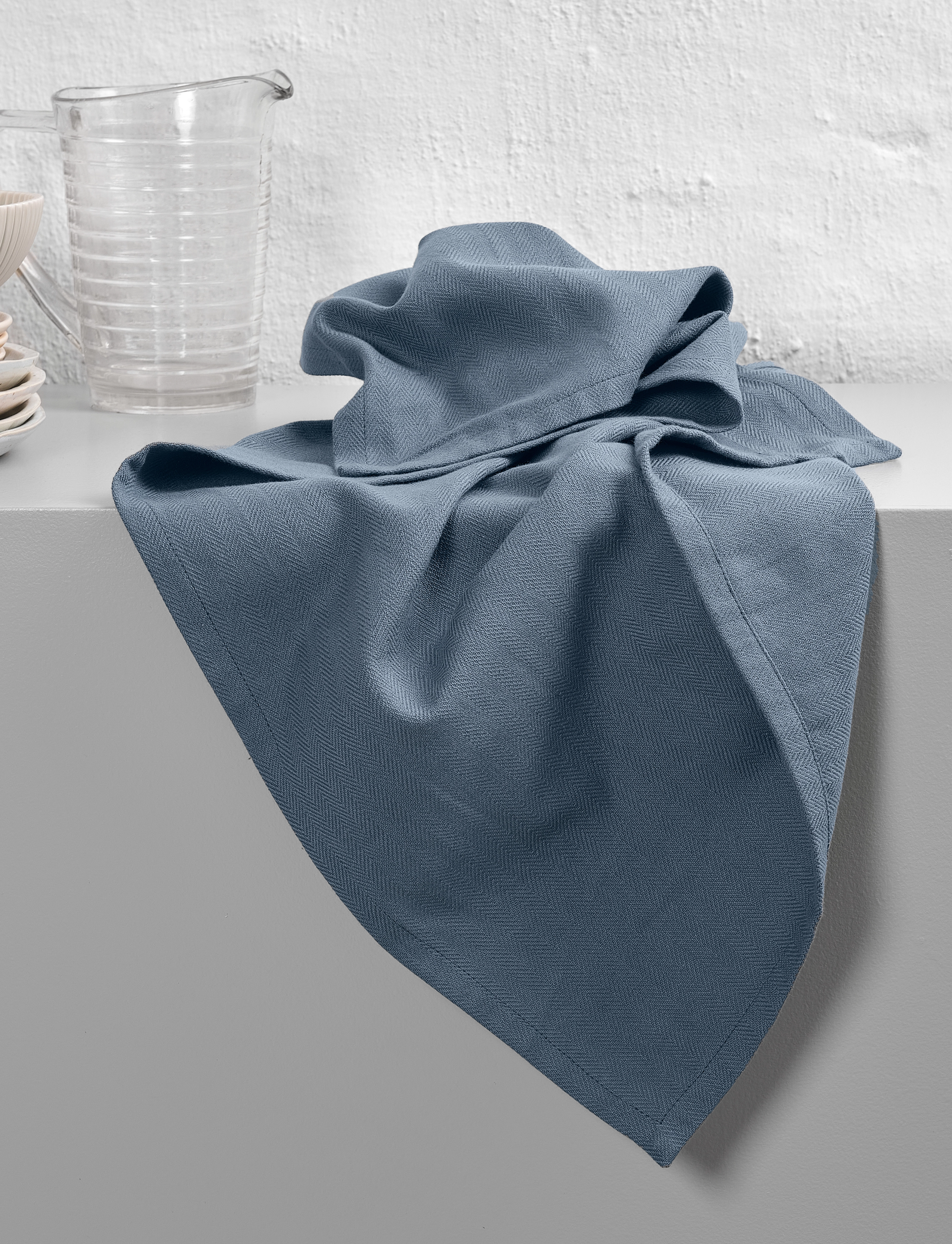 The Organic Company - Kitchen Towel (3 pack) - viskustykki - 510 grey blue - 3