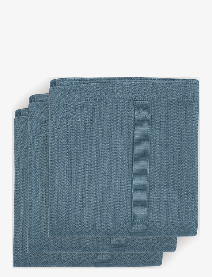 The Organic Company - Kitchen Towel (3 pack) - viskustykki - 510 grey blue - 2