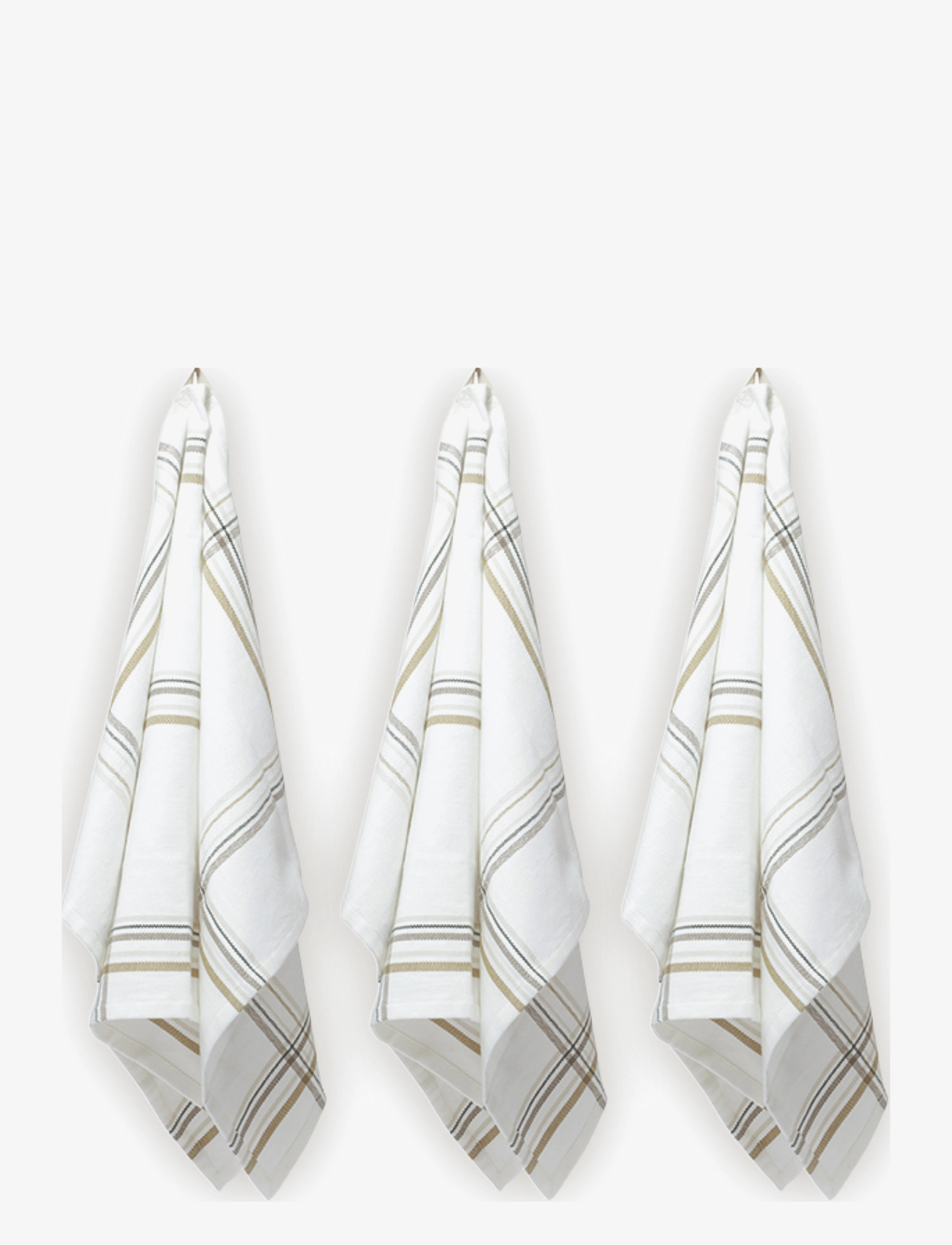 The Organic Company Kitchen Towel (3 Pack), Kitchen Håndklæde, Hvid, Str: 53X 86CM