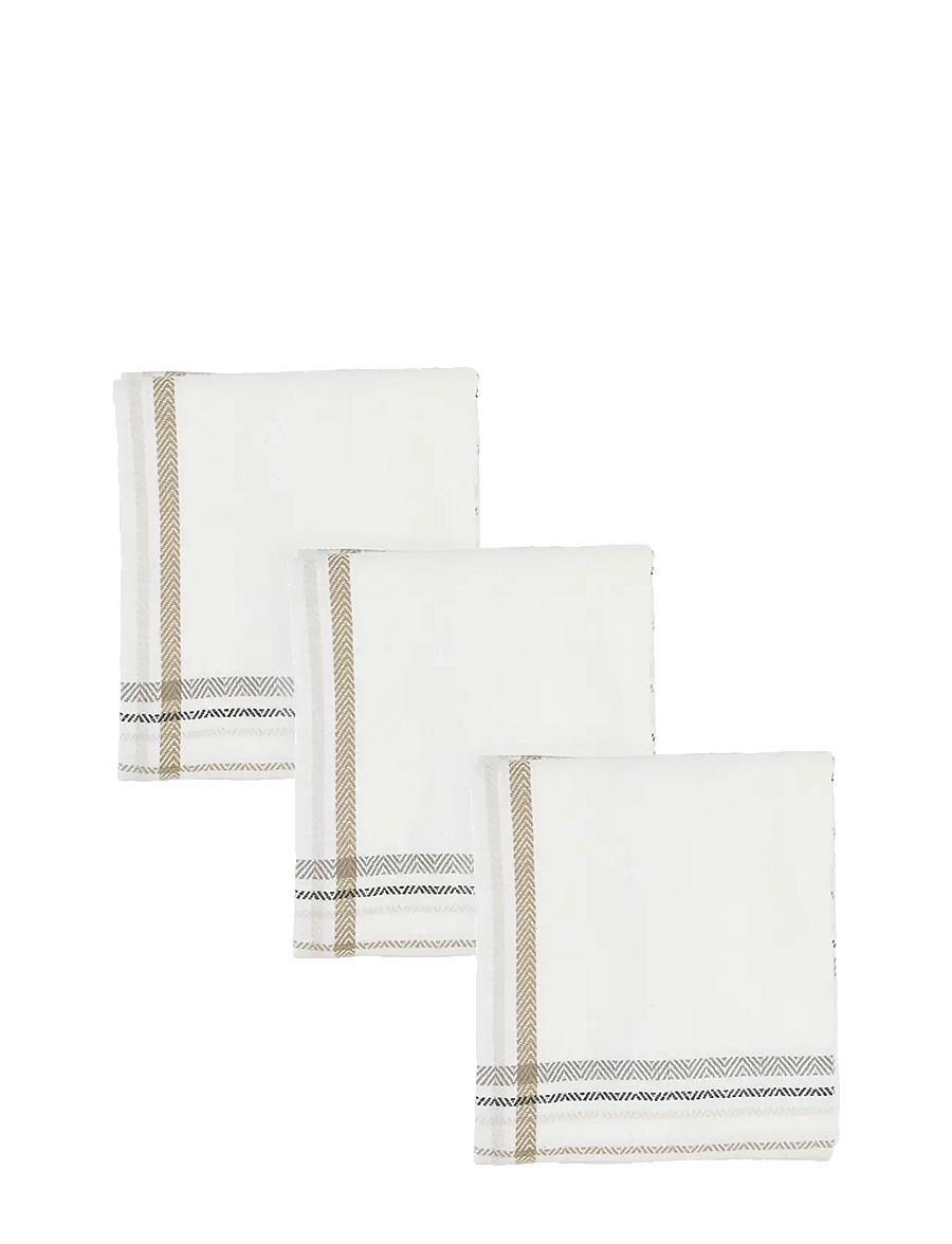 The Organic Company - Kitchen Towel (3 pack) - osta hinna alusel - 801 earth check - 1