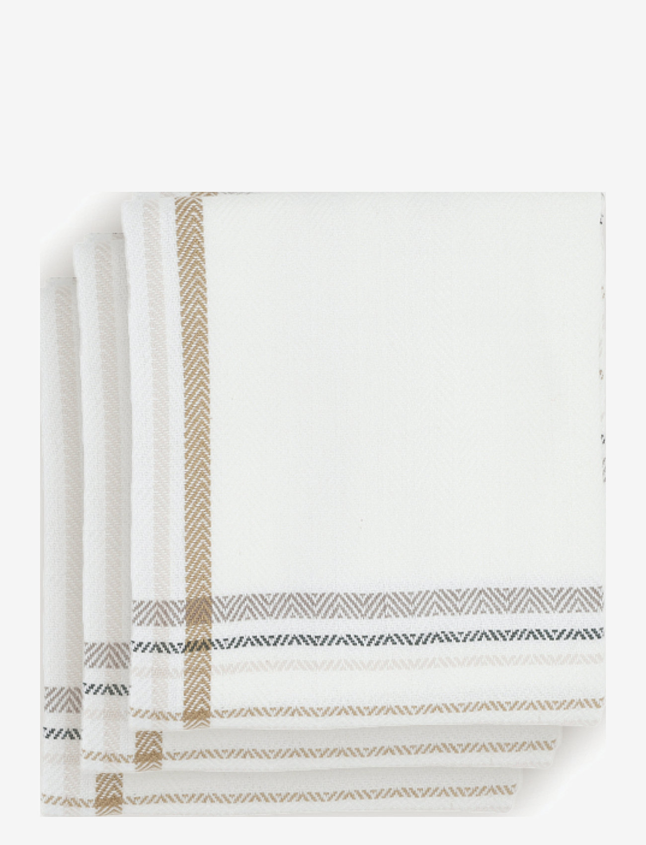 The Organic Company - Kitchen Towel (3 pack) - kökshanddukar - 801 earth check - 2