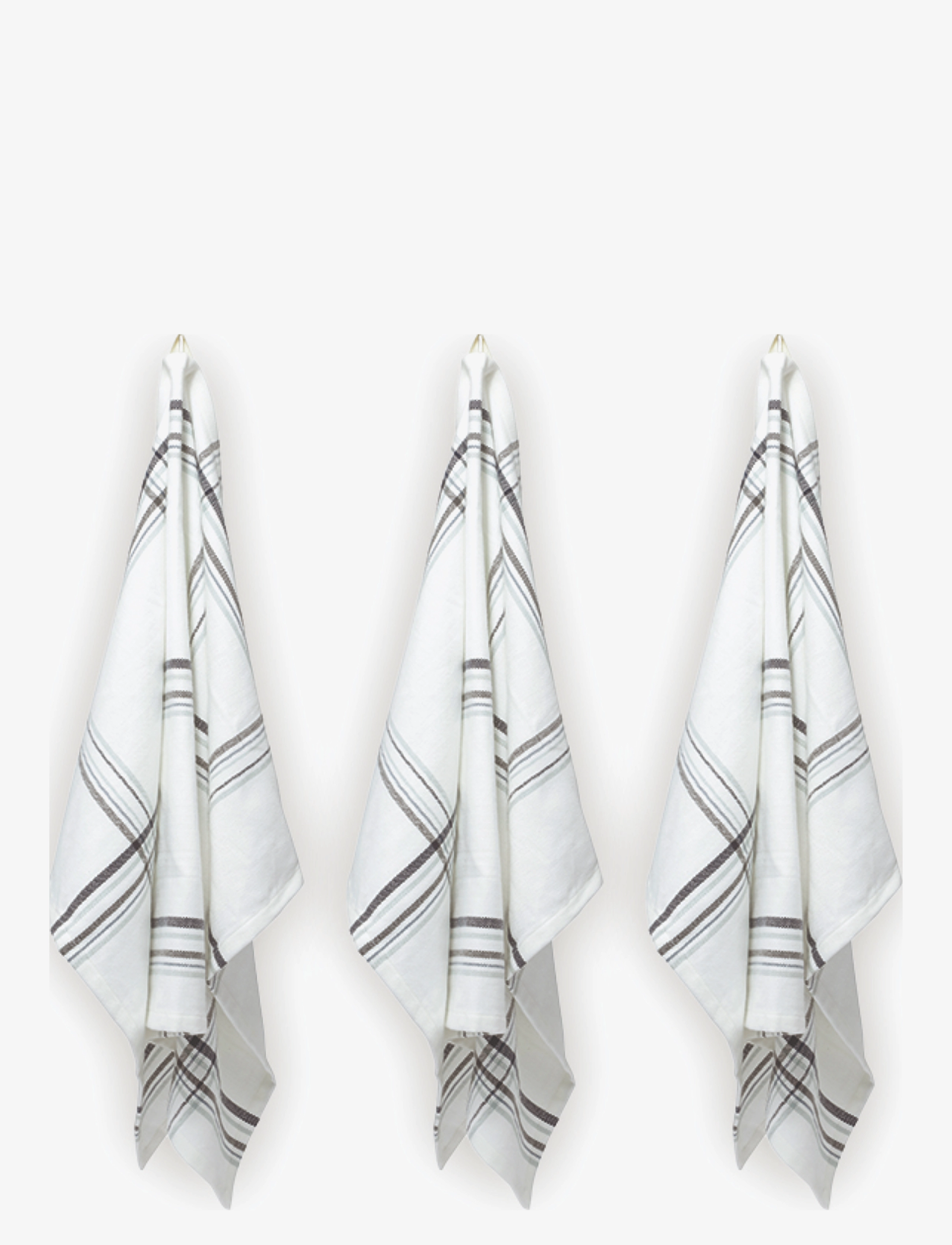 The Organic Company Kitchen Towel (3 Pack), Kitchen Håndklæde, Hvid, Str: 53X 86CM