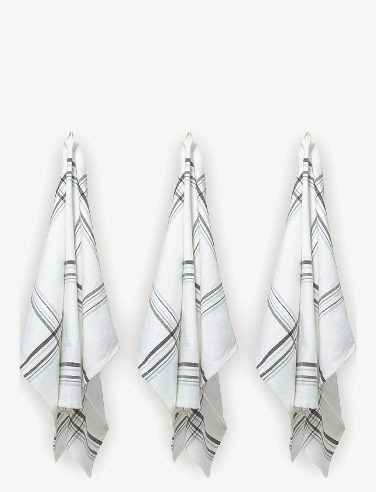 The Organic Company - Kitchen Towel (3 pack) - kökshanddukar - 803 ocean check - 1