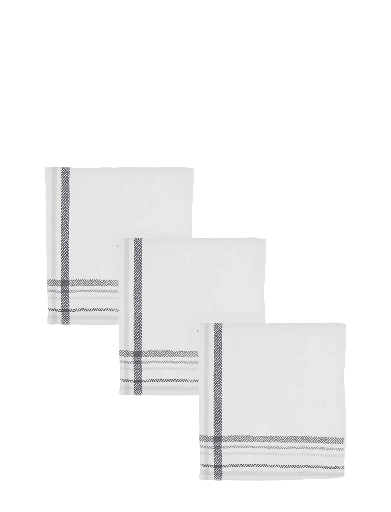 The Organic Company Kitchen Towel (3 Pack), Kitchen Håndklæde, Hvid, Str: 53X 86CM