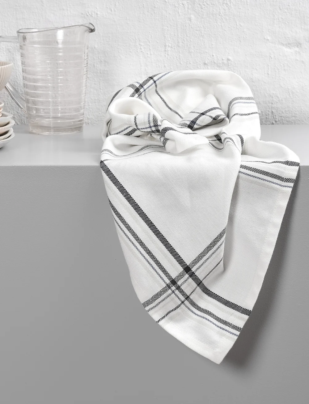 The Organic Company - Kitchen Towel (3 pack) - køb efter pris - 803 ocean check - 2