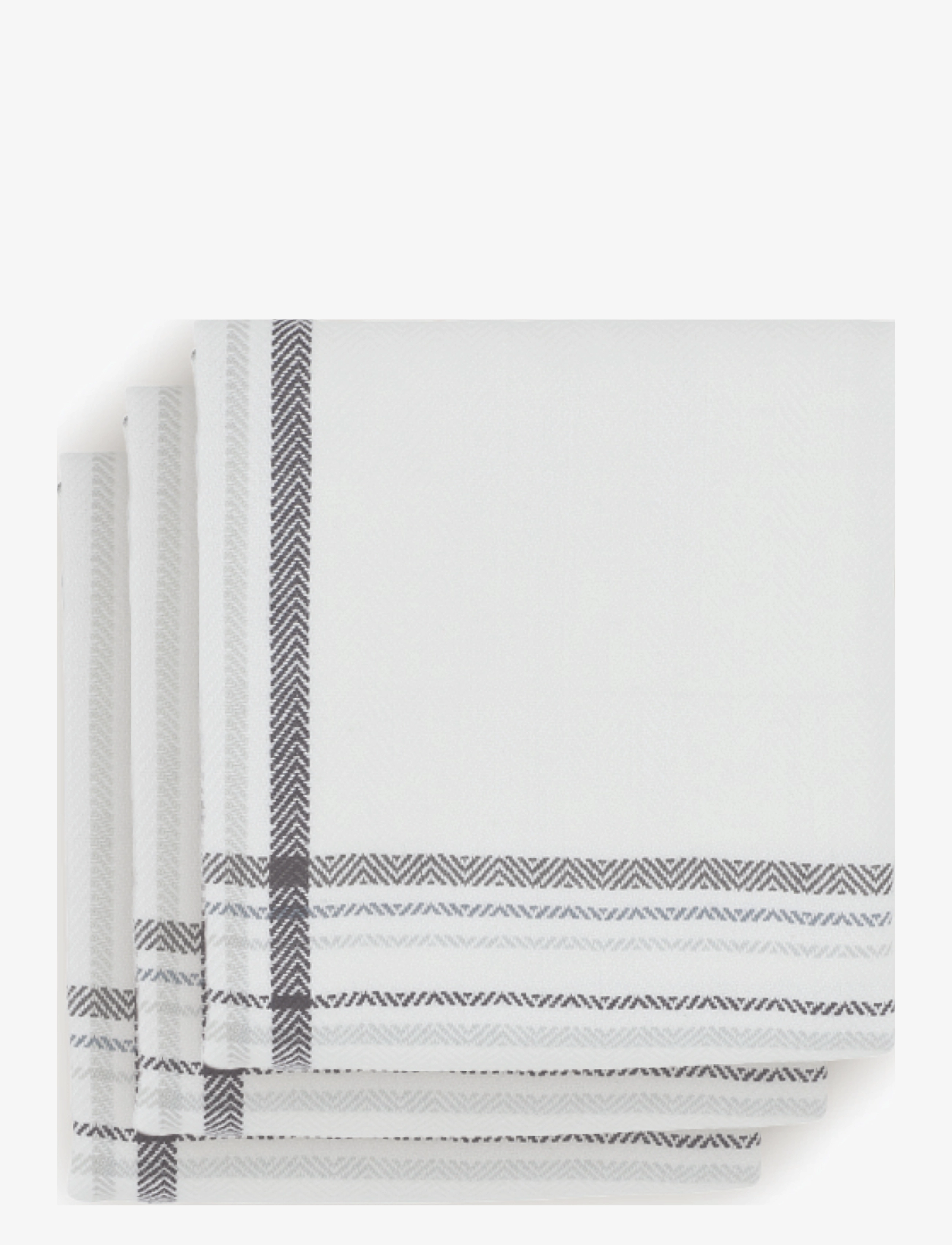 The Organic Company - Kitchen Towel (3 pack) - tea towels - 803 ocean check - 2