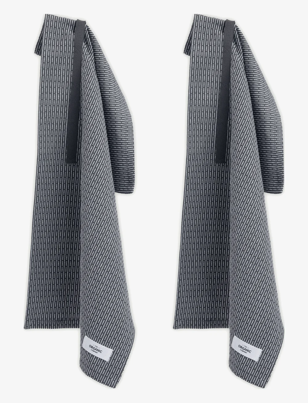 The Organic Company - Little Towel (2 pack) - virtuves dvieļi - 111 evening grey - 0