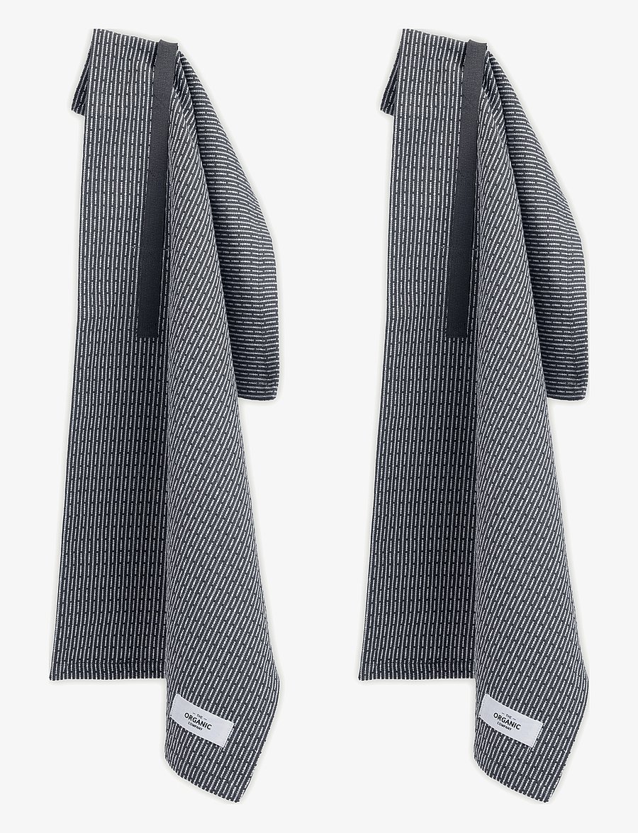 The Organic Company - Little Towel (2 pack) - viskestykker - 111 evening grey - 1