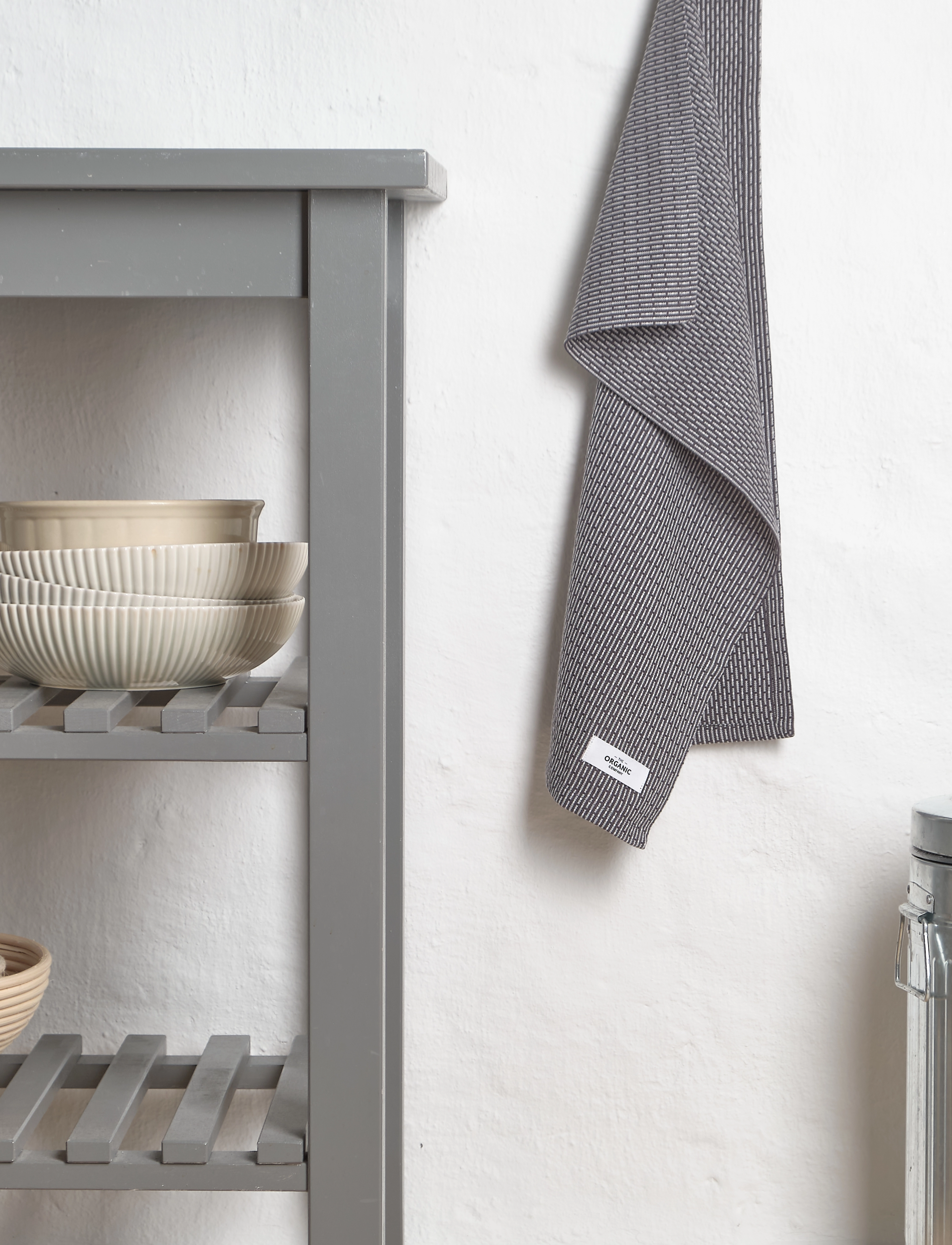 The Organic Company Little Towel (2 Pack), 35X 60 cm, Kitchen Textiles, Grau - Towels, Homeware