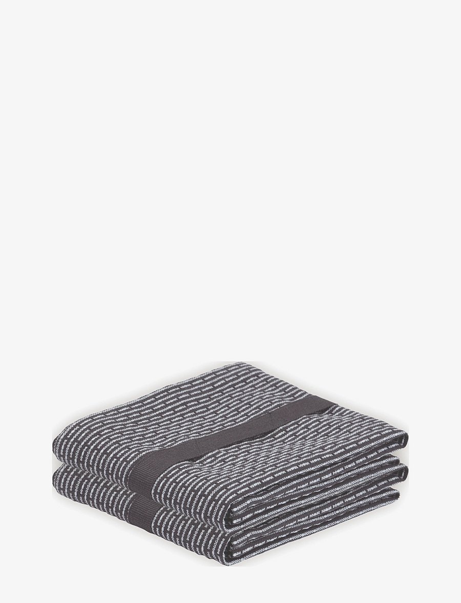 The Organic Company - Little Towel (2 pack) - viskestykker - 111 evening grey - 2