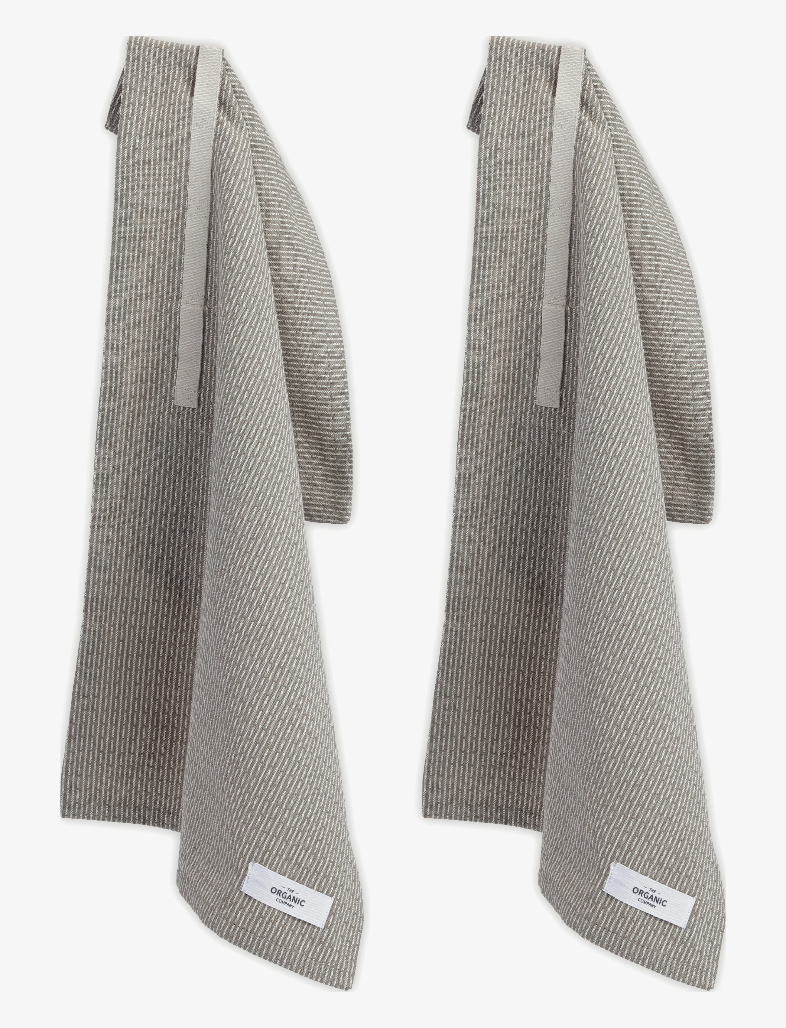 The Organic Company Little Towel (2 Pack), Kitchen Håndklæde, Brun, Str: 35X 60CM