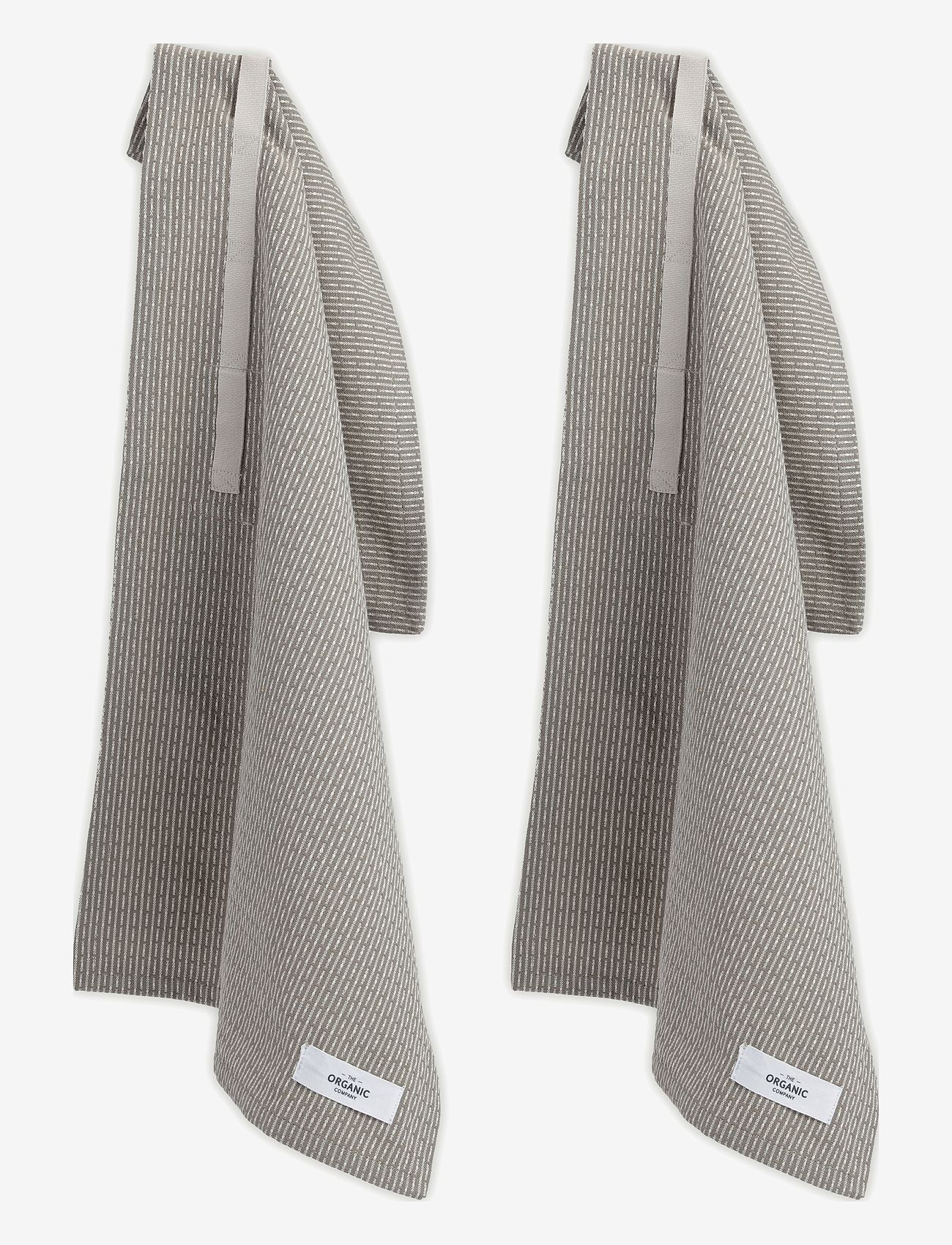 The Organic Company - Little Towel (2 pack) - kökshanddukar - 226 clay stone - 1