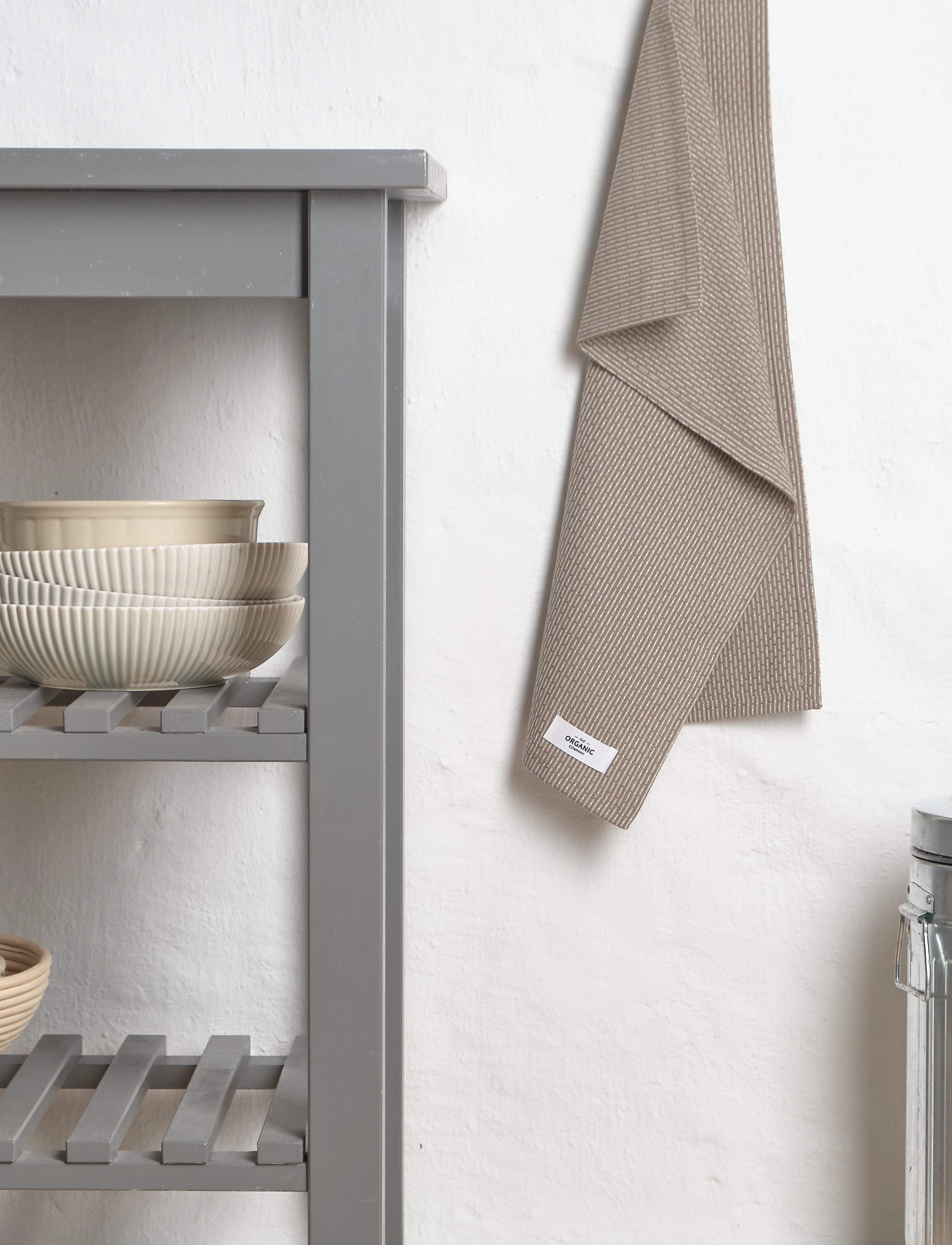 The Organic Company Little Towel (2 Pack), 35X 60 cm, Kitchen Textiles, Braun - Towels, Homeware