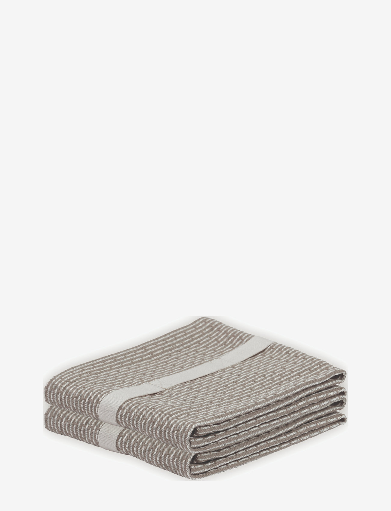 The Organic Company - Little Towel (2 pack) - kökshanddukar - 226 clay stone - 2