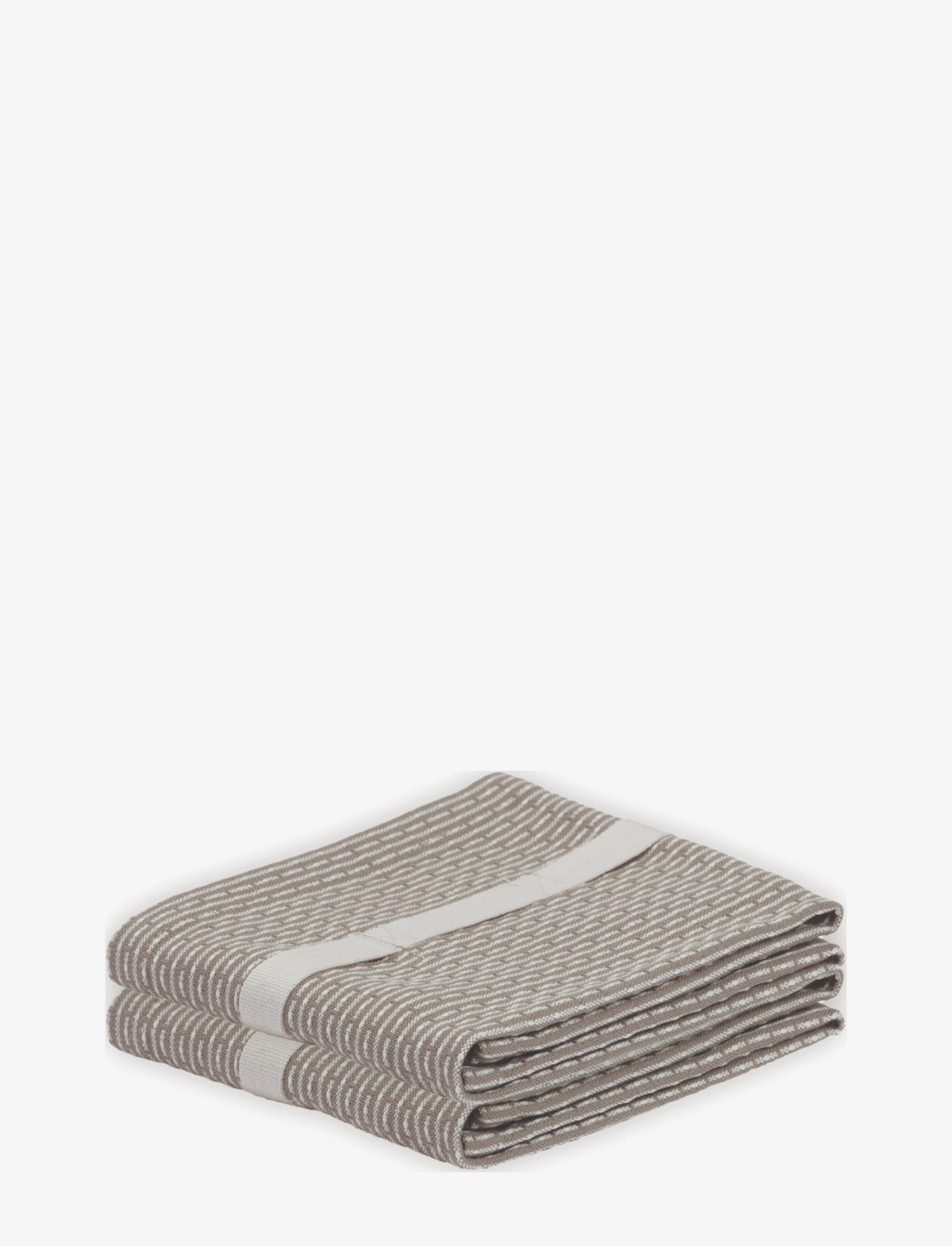 The Organic Company - Little Towel (2 pack) - keukenhanddoeken - 226 clay stone - 2