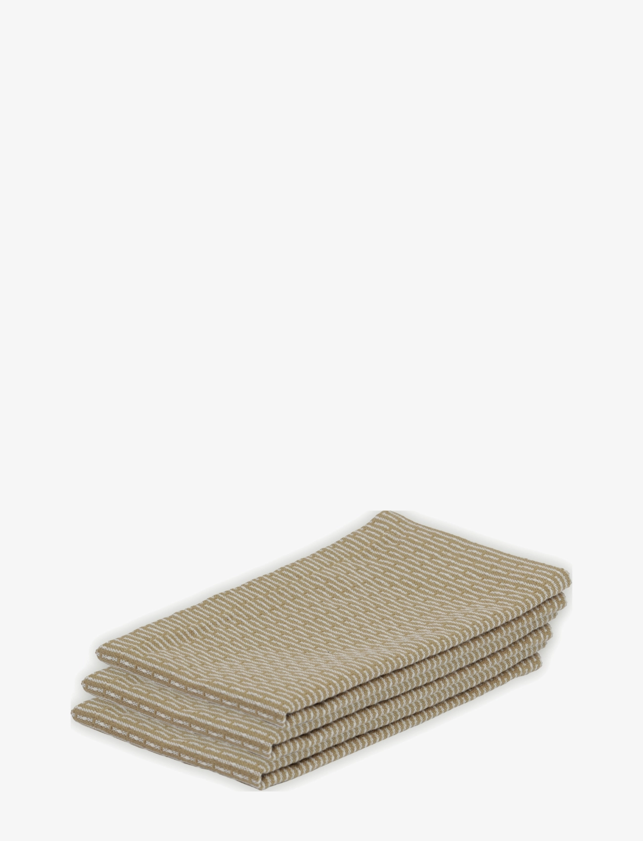 The Organic Company - Kitchen cloths (3 pack) - trauku mazgājamās lupatiņas un birstes - 216 khaki stone - 1