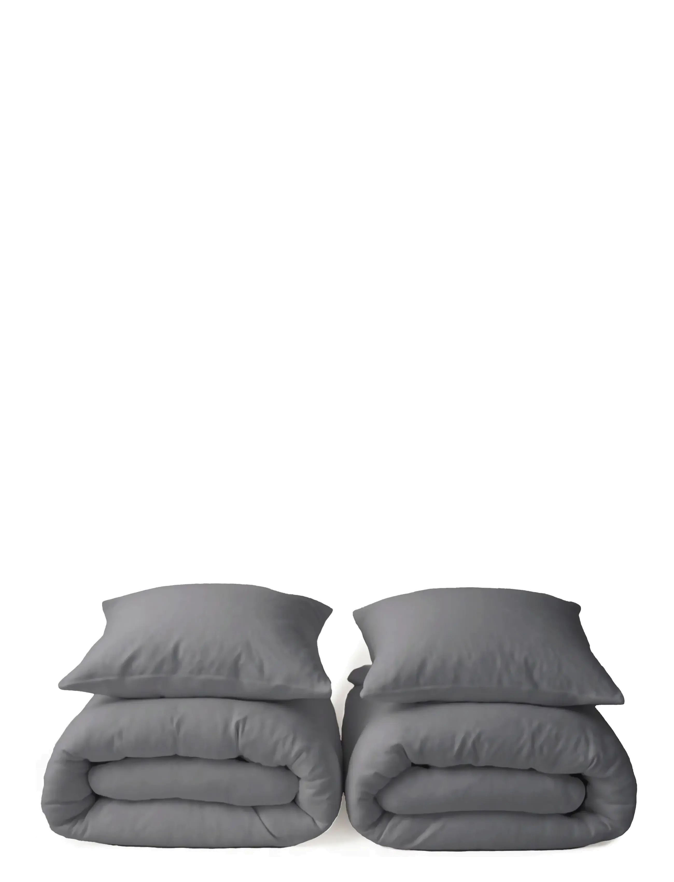 The Organic Company 2 x Bedlinen set - normal length - Deals - 228 LIGHT CLAY / grey