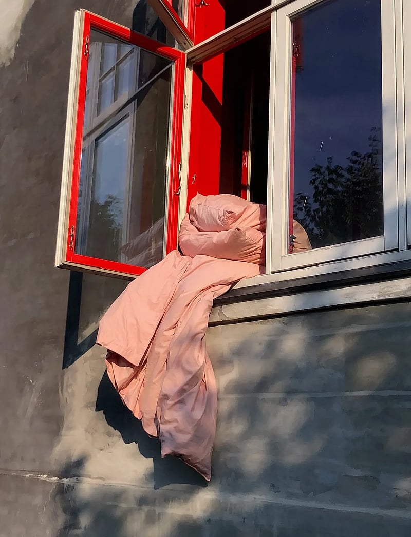 The Organic Company - 2 x Bedlinen set - normal length - bed sets - 332 light rose - 0