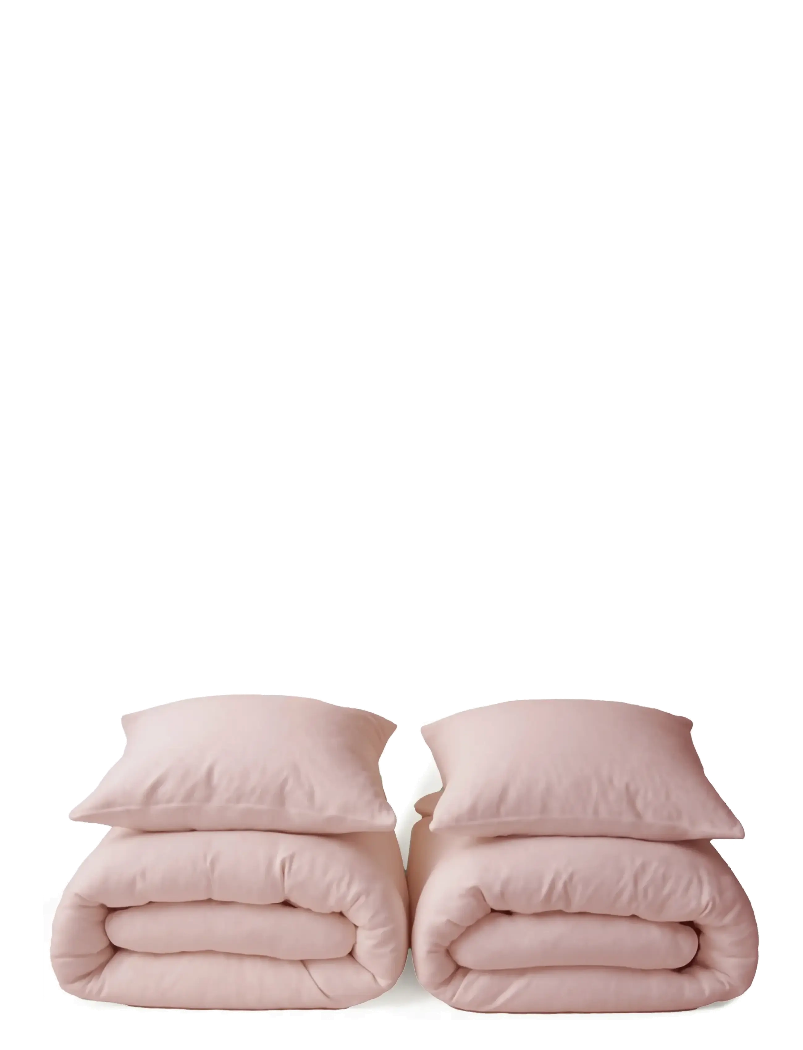 The Organic Company 2 x Bedlinen set - extra length - Sengetøy - 332 LIGHT ROSE / pink/rose