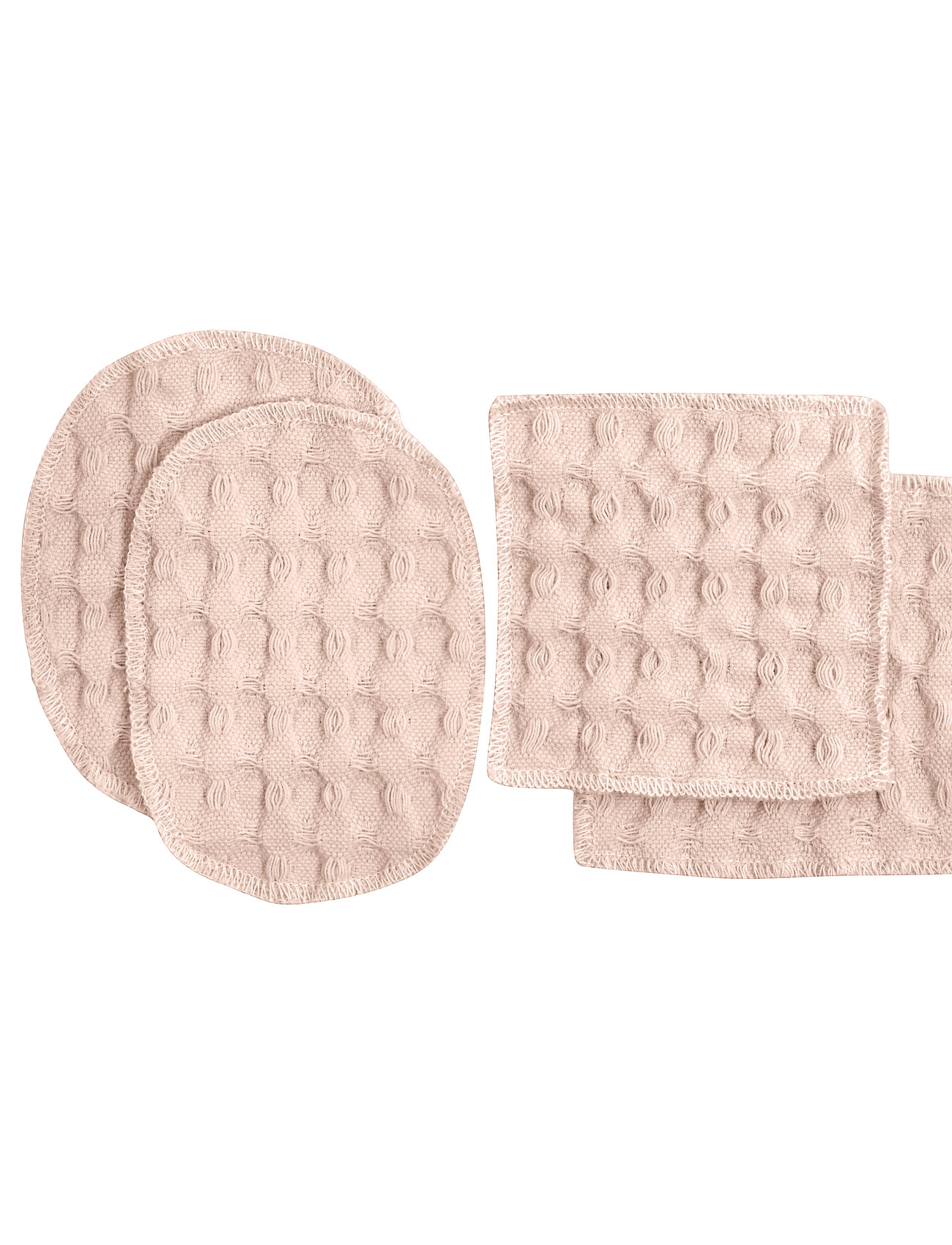 The Organic Company - Big Waffle Makeup Pads - cleanser - 331 pale rose - 1