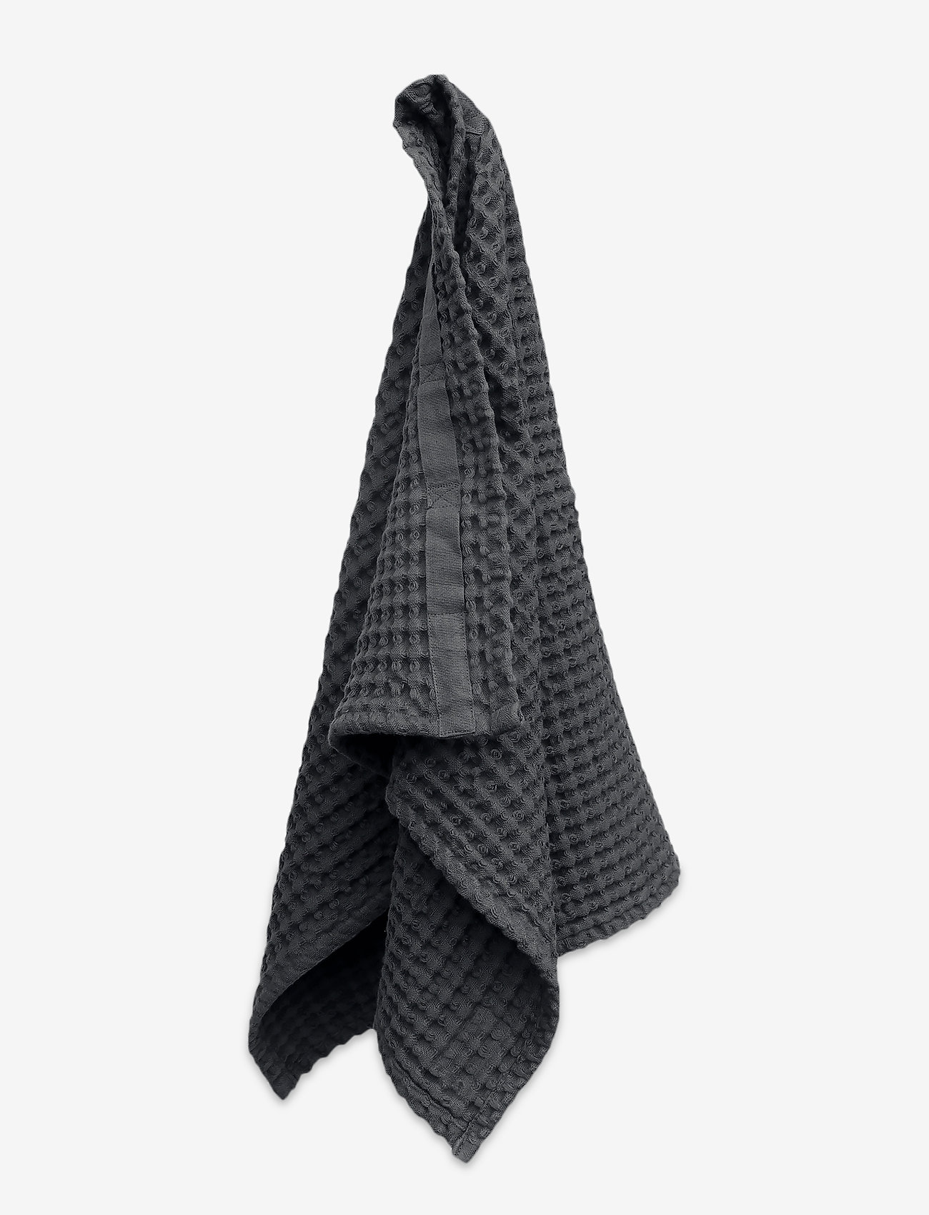 The Organic Company - Big Waffle Hand Towel - köp efter pris - 110 dark grey - 0