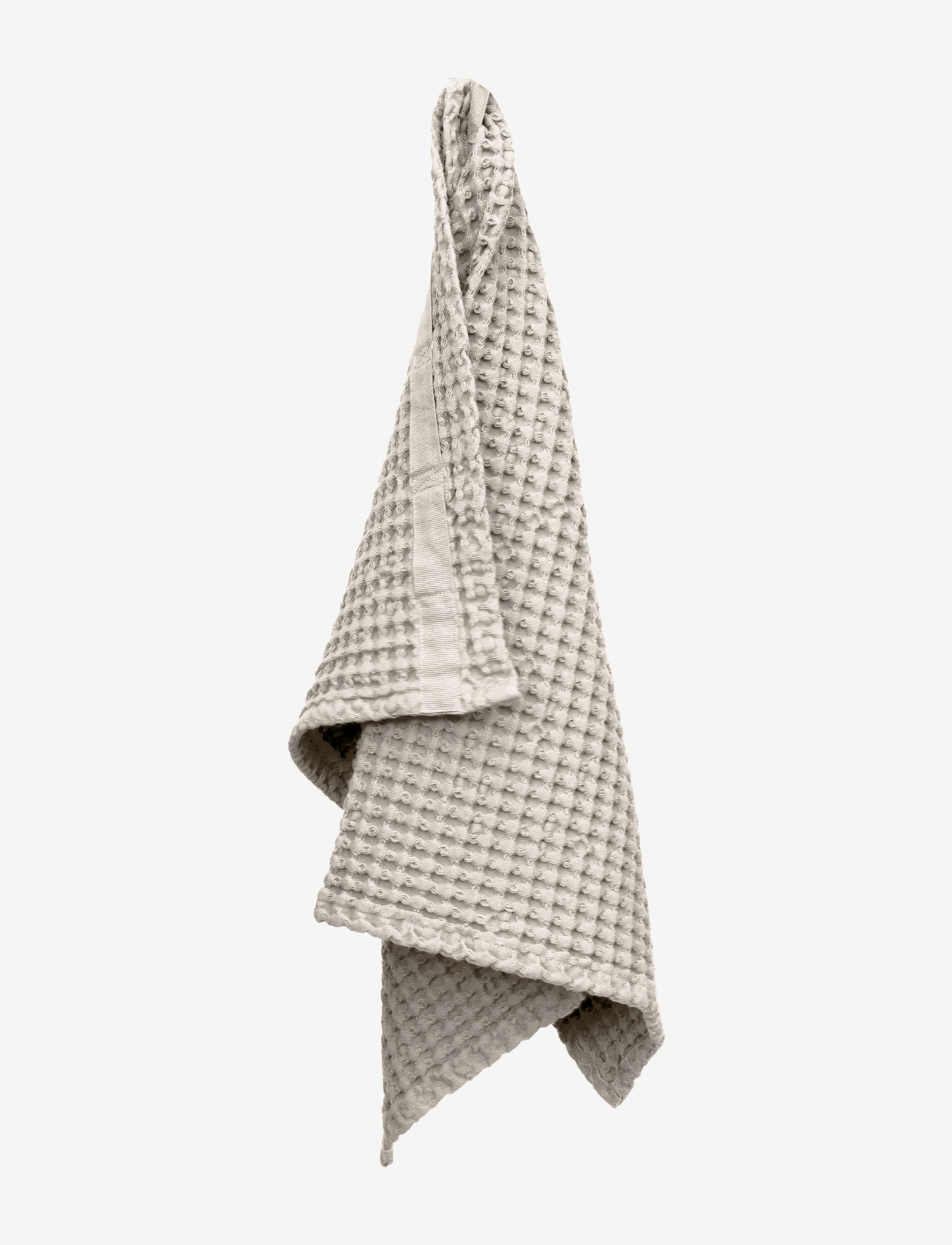 The Organic Company - Big Waffle Hand Towel - hand towels & bath towels - 202 stone - 1