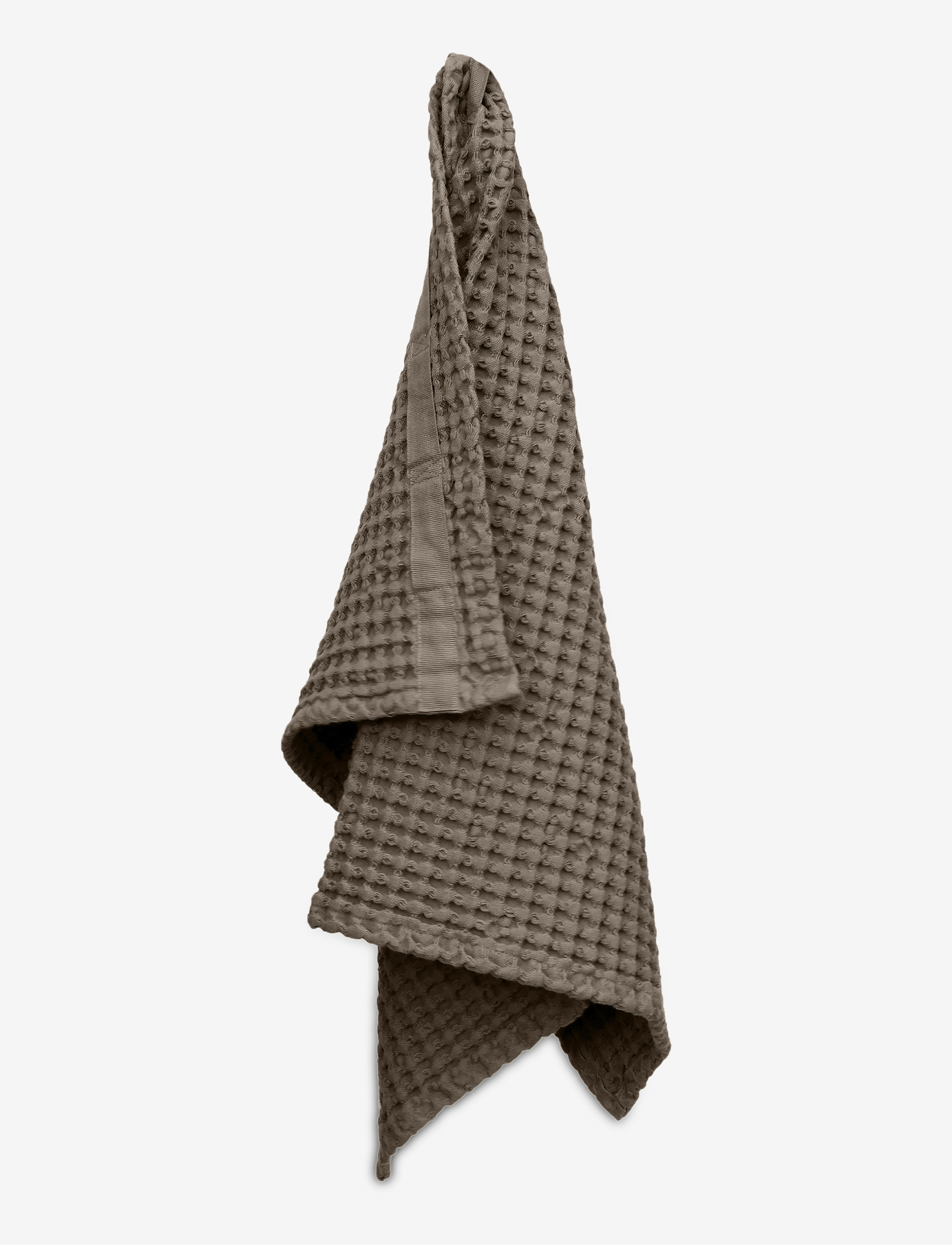 The Organic Company - Big Waffle Hand Towel - håndklæder - 225 clay - 2
