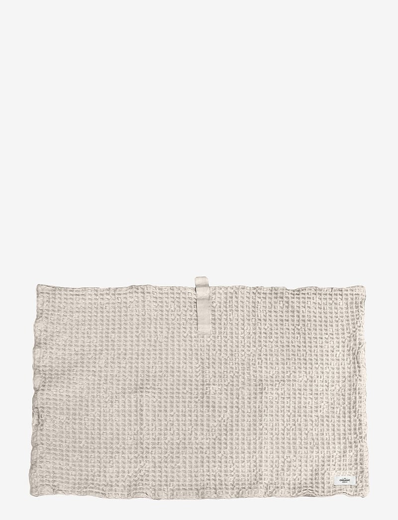 The Organic Company - Big Waffle Bath Mat - tæpper - 202 stone - 1