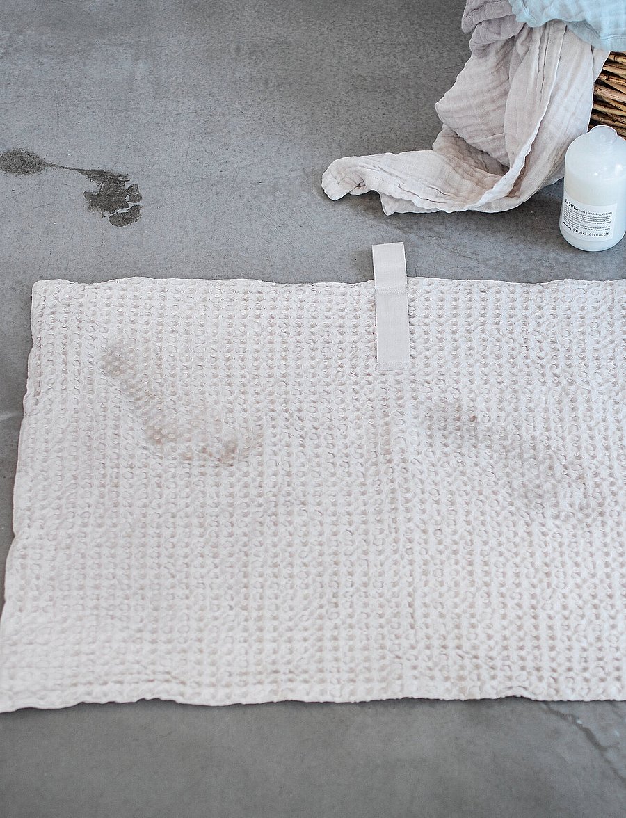 The Organic Company - Big Waffle Bath Mat - vaibad - 202 stone - 0