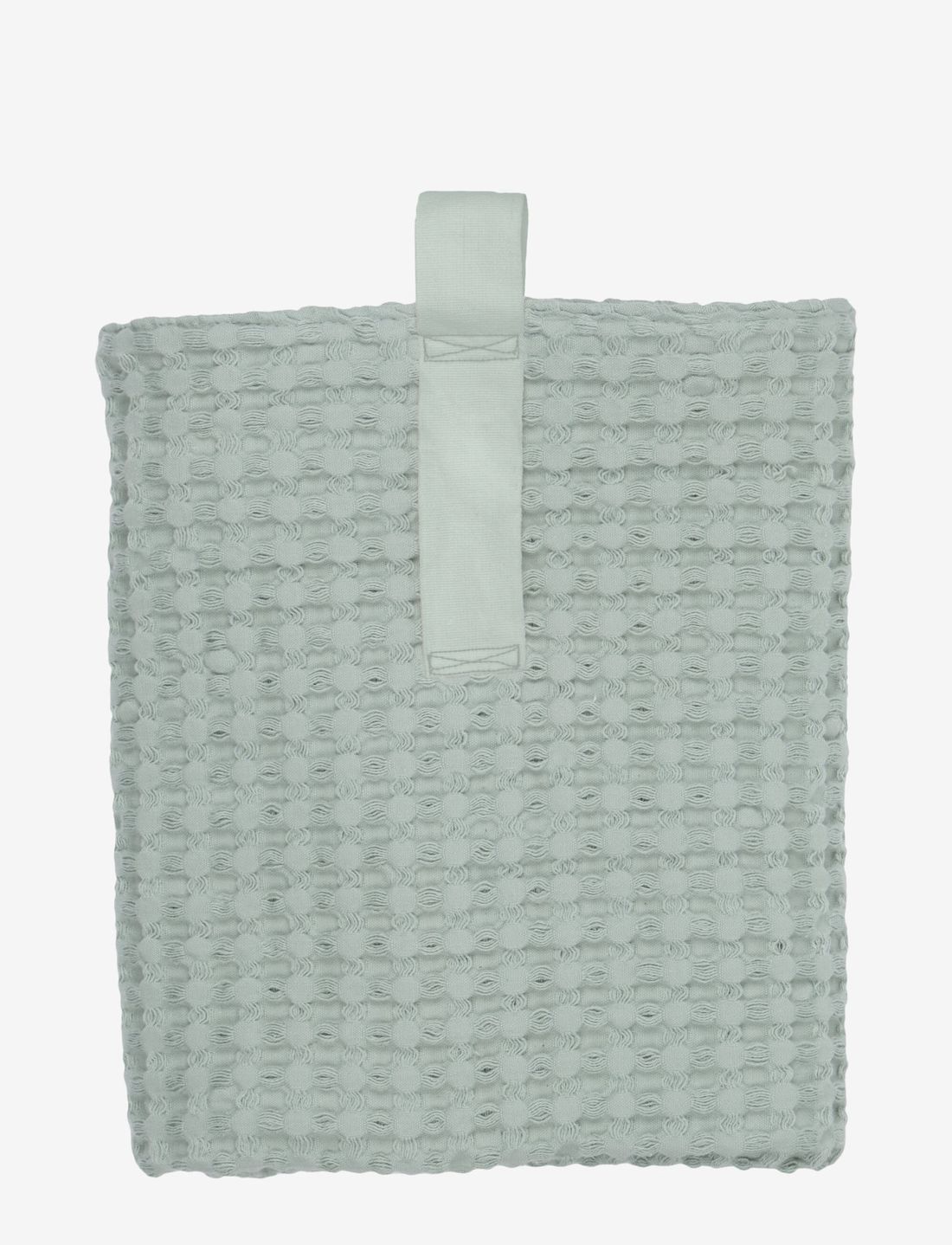 The Organic Company - Big Waffle Bath Mat - køb efter pris - 410 dusty mint - 1