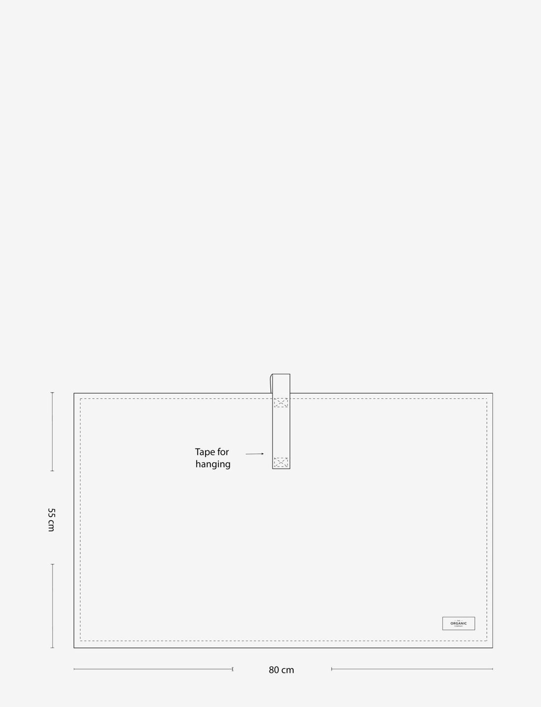 The Organic Company - Big Waffle Bath Mat - køb efter pris - 410 dusty mint - 2