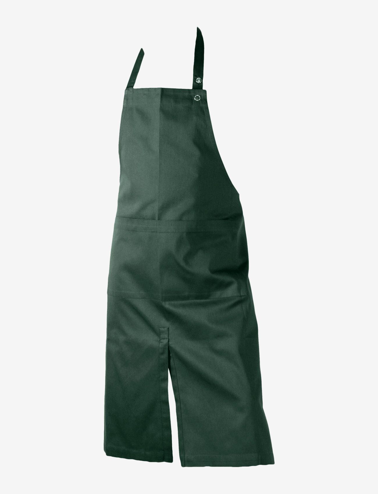 Apron with Pocket - 400 DARK GREEN