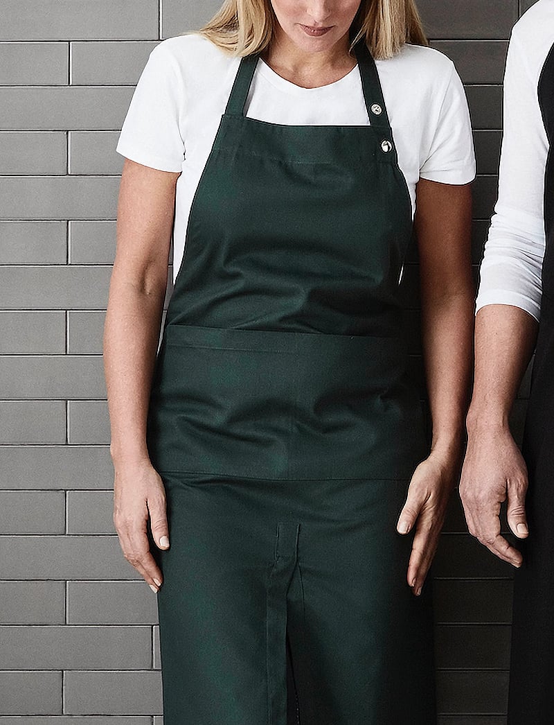 The Organic Company - Apron with Pocket - förkläden - 400 dark green - 0